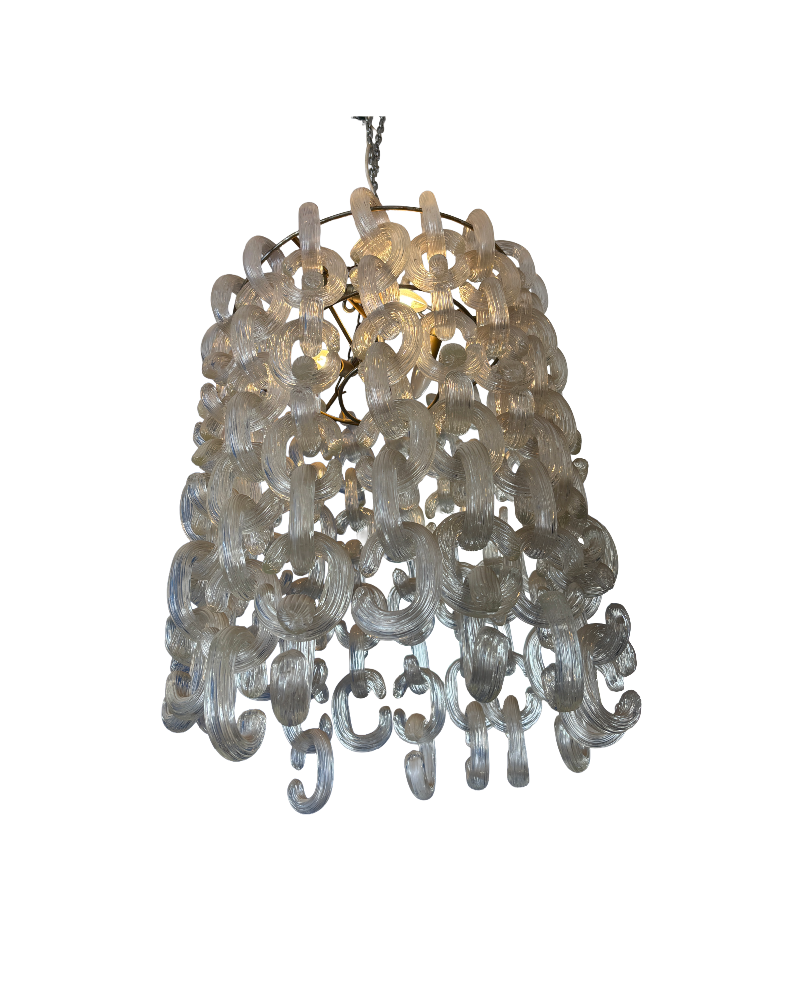 Vintage Murano ''Gala'' Chandelier by Fratelli Toso, Italy, 1960s thumbnail 2