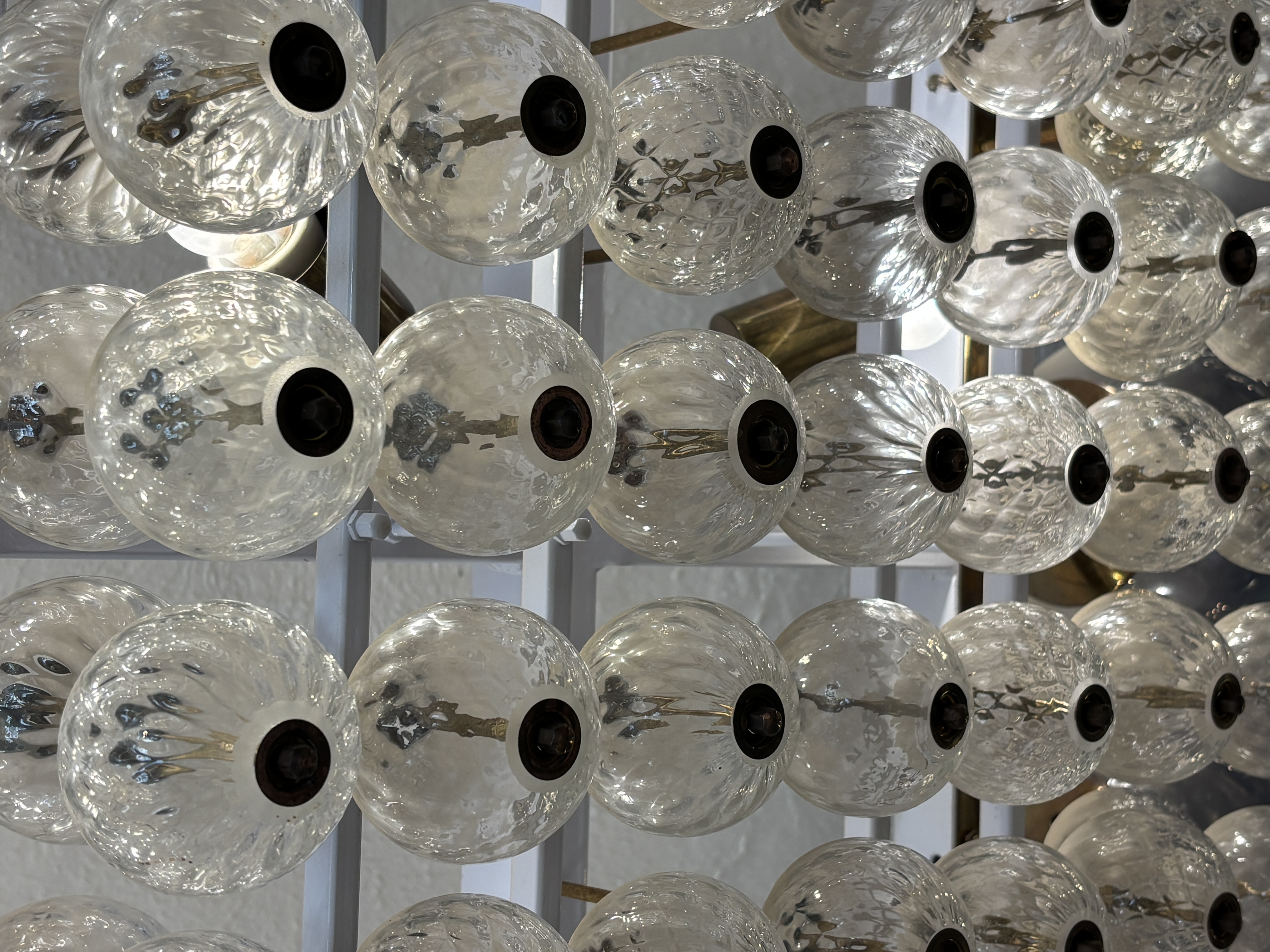 Vintage Italian Murano-Style Glass & Crystal Cascade Chandelier thumbnail 7