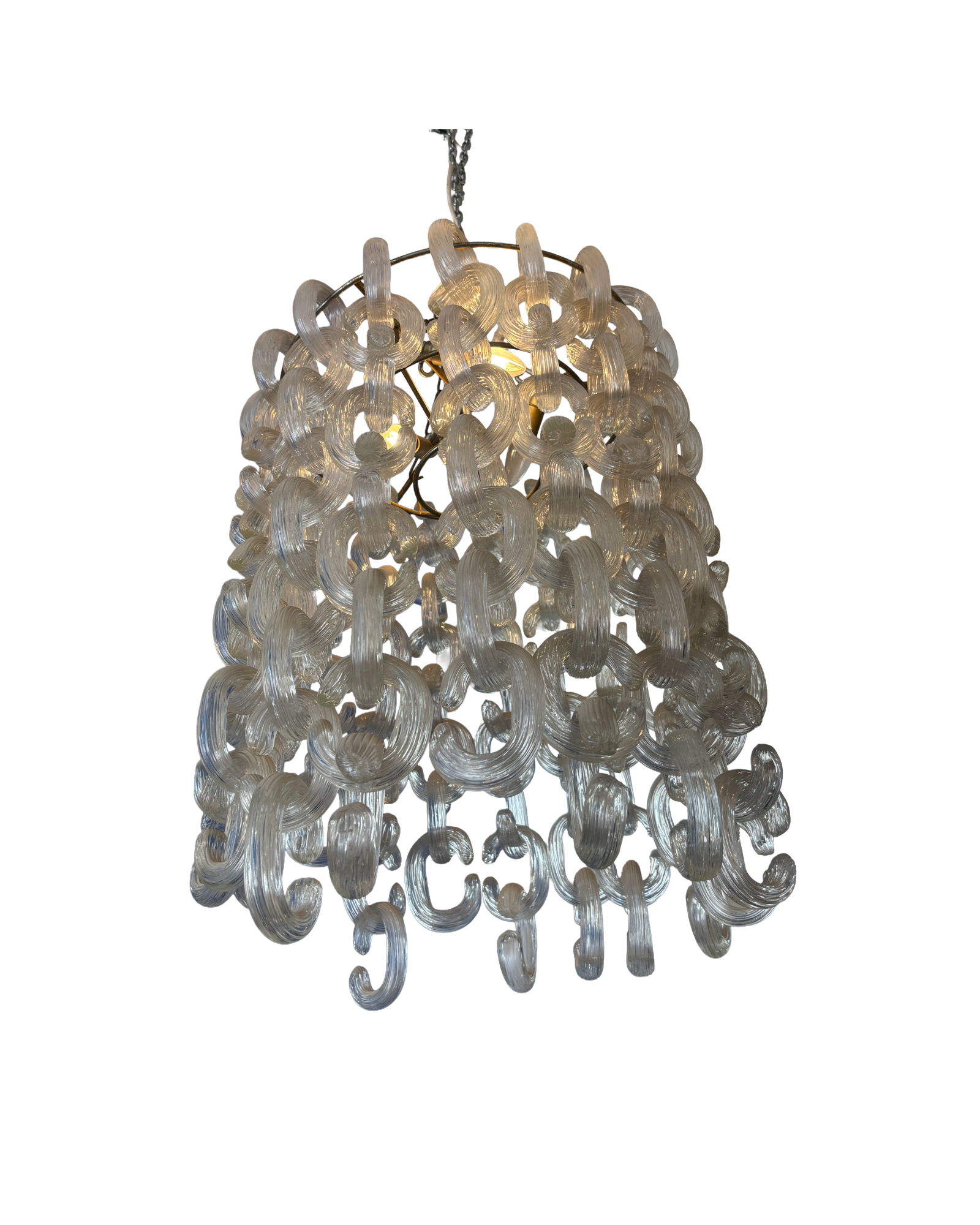 Vintage Murano ''Gala'' Chandelier by Fratelli Toso, Italy, 1960s thumbnail 5