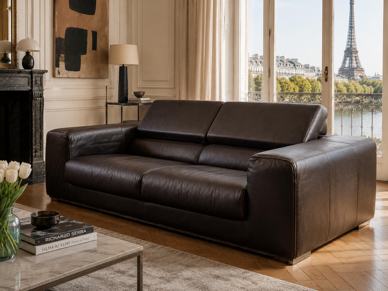 Roche Bobois Chocolat 3-Seater Sofa thumbnail 10