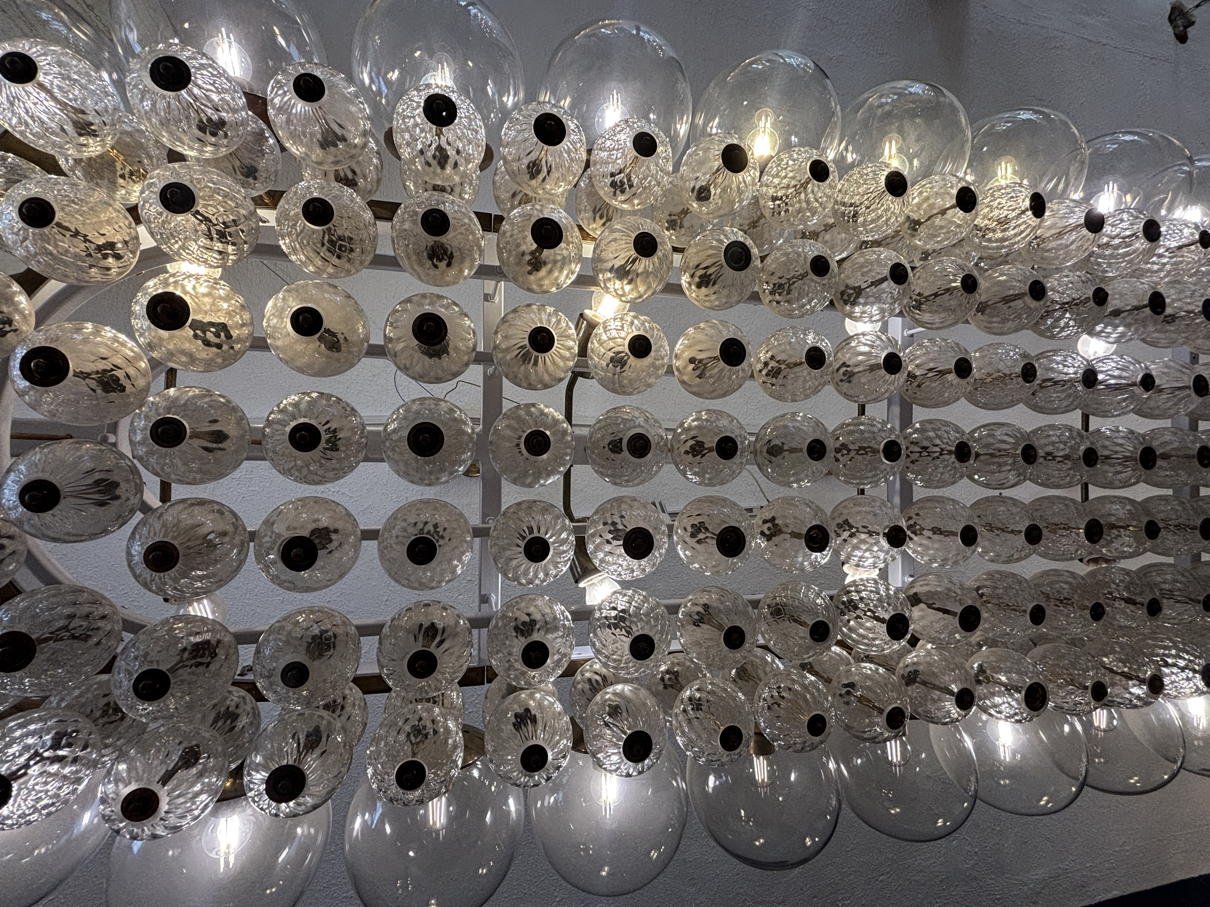 Vintage Italian Murano-Style Glass & Crystal Cascade Chandelier thumbnail 8