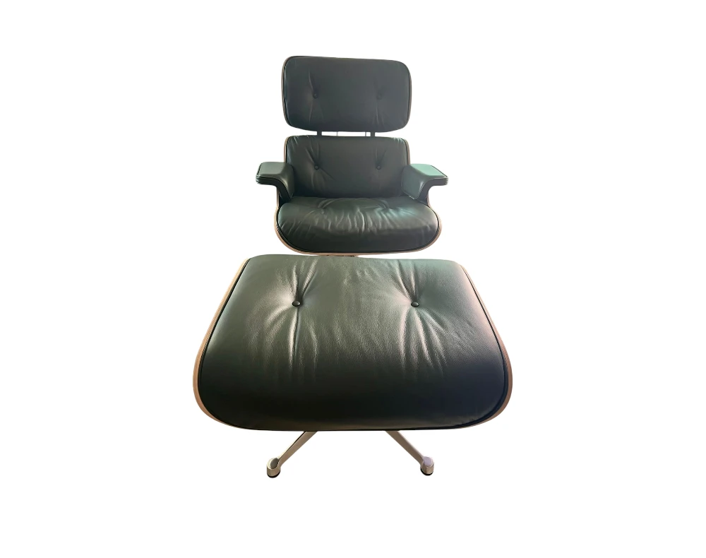 Eames Lounge Chair & Ottoman – Jade Leather | Vitra thumbnail 2