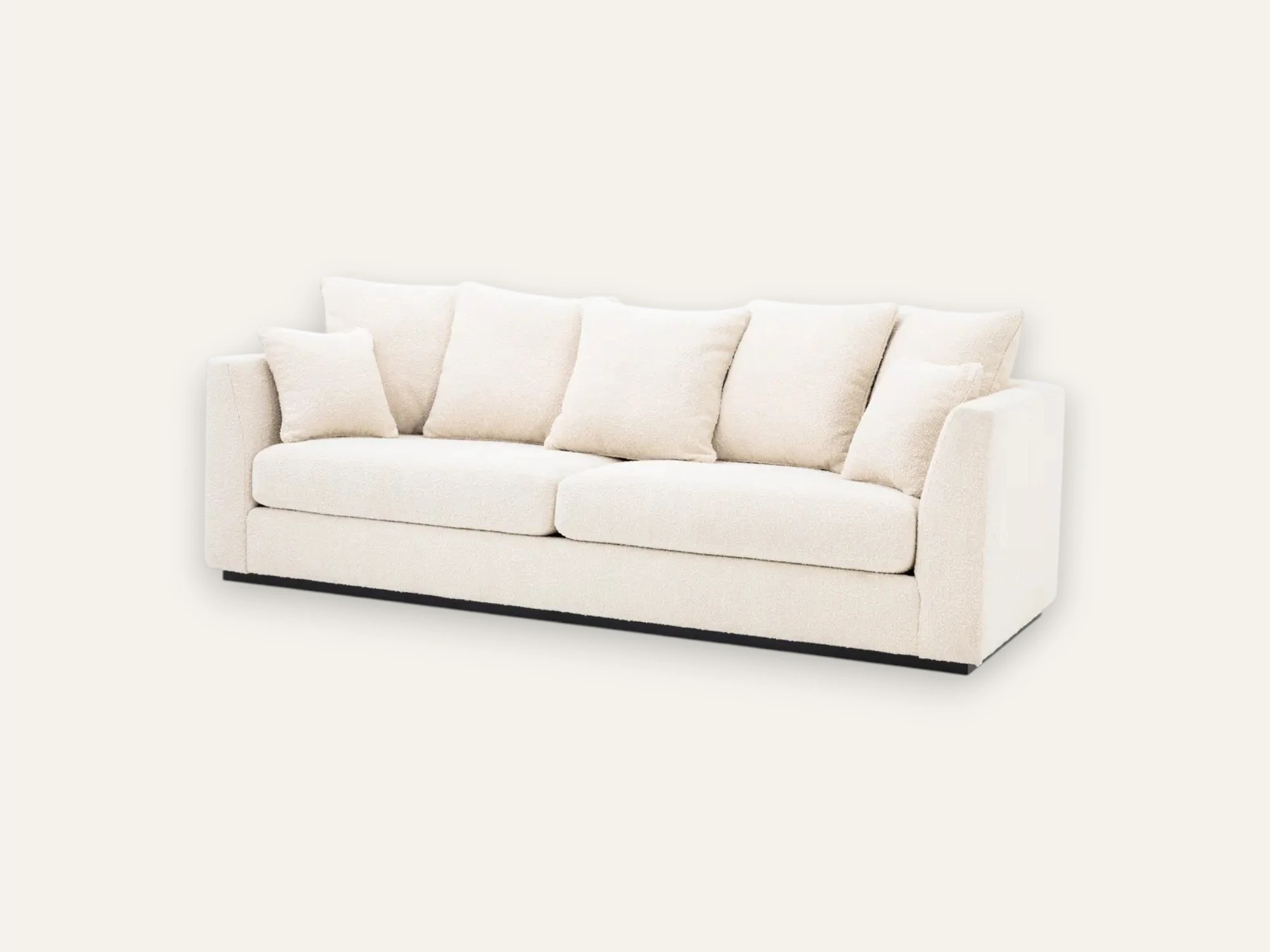 Eichholtz White 4-Seater Sofa — Pair Available