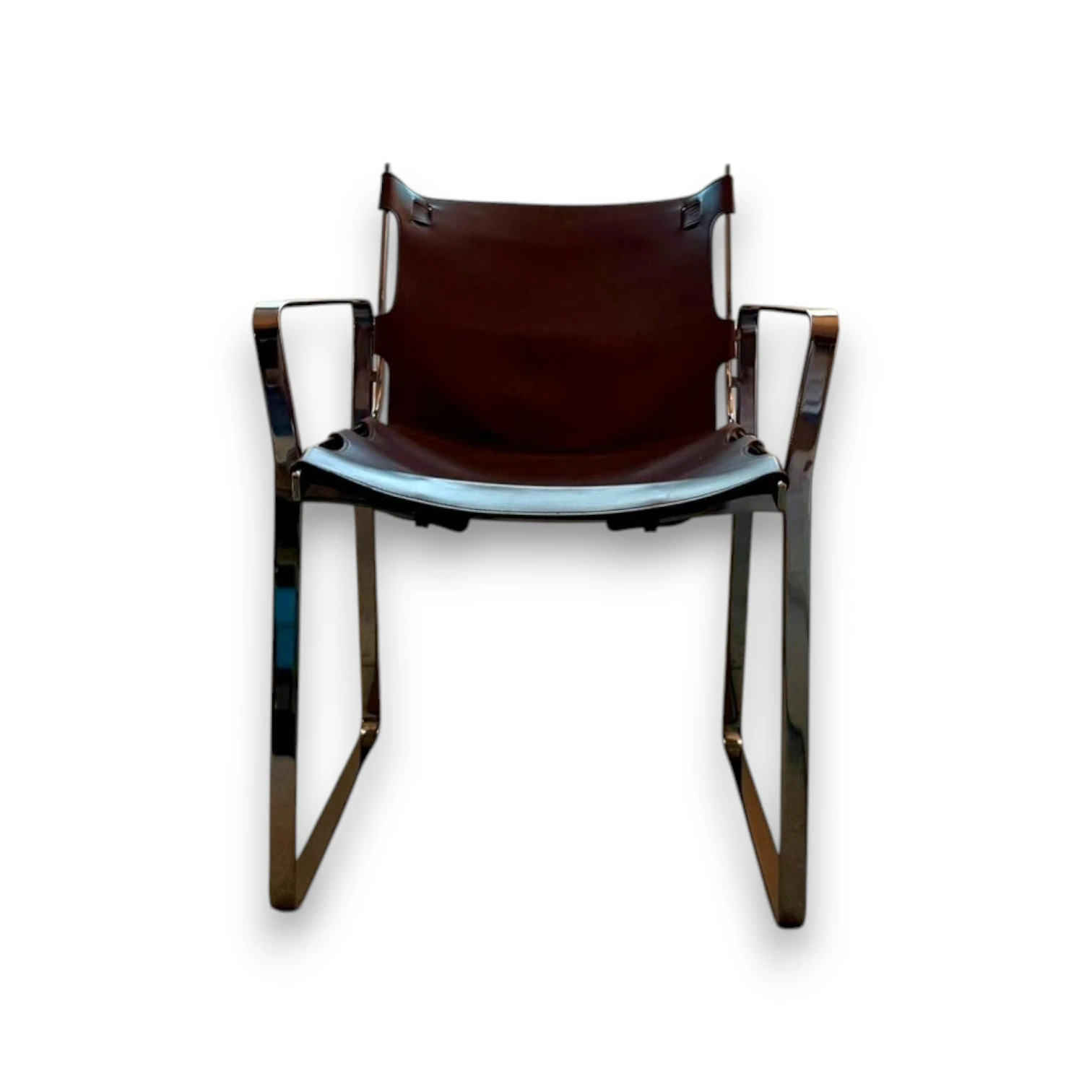 Fendi Casa “Blixen” Leather Dining Chairs by Toan Nguyen (Set of 6) thumbnail 2