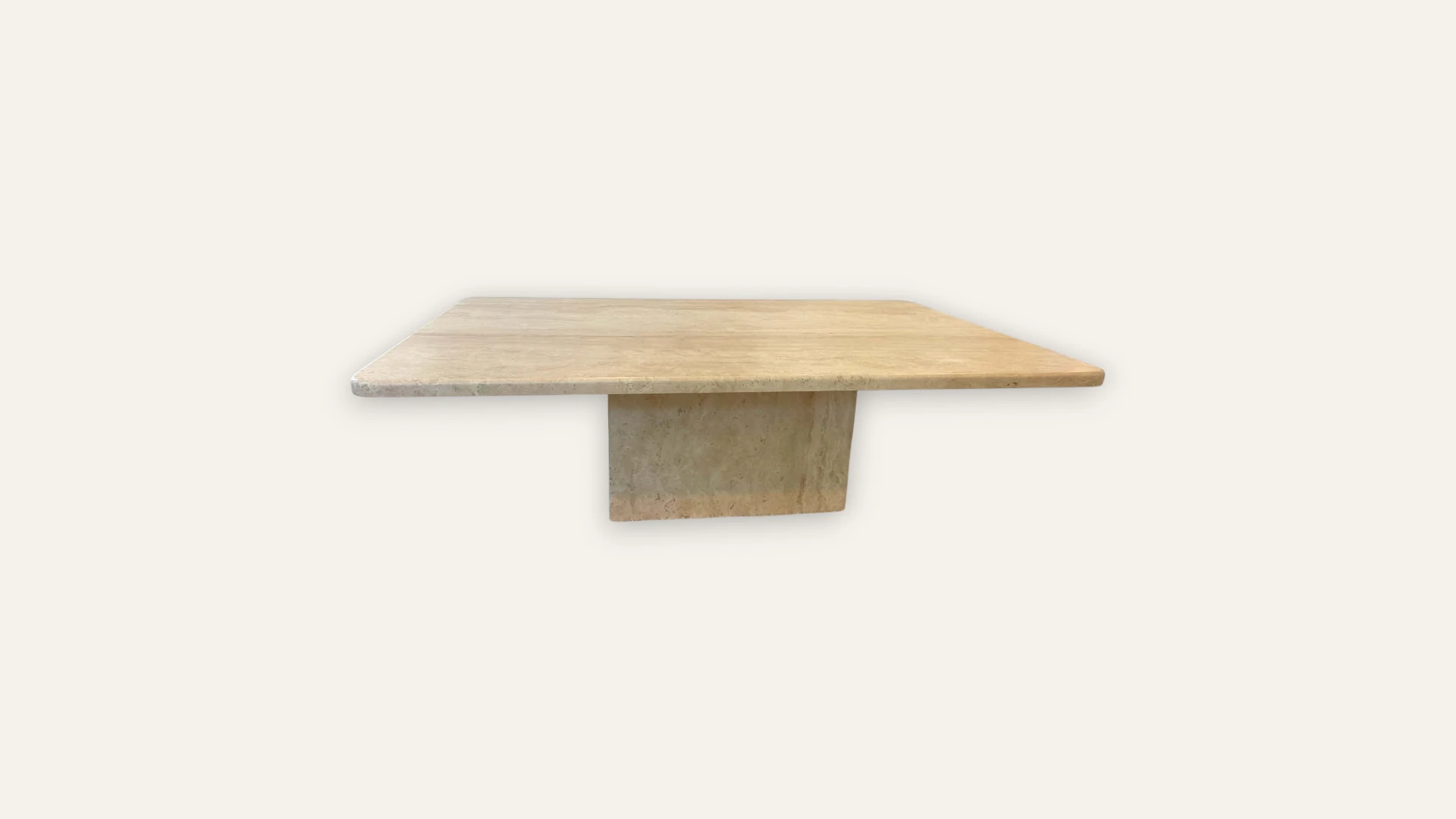 Handmade Travertine Coffee Table
