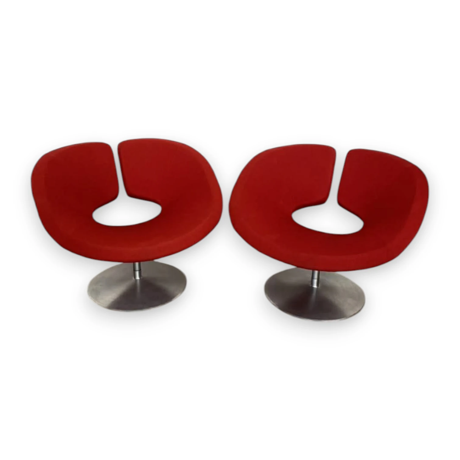 Pair of Apollo Lounge Swivel Chairs by Patrick Norguet for Artifort thumbnail 3