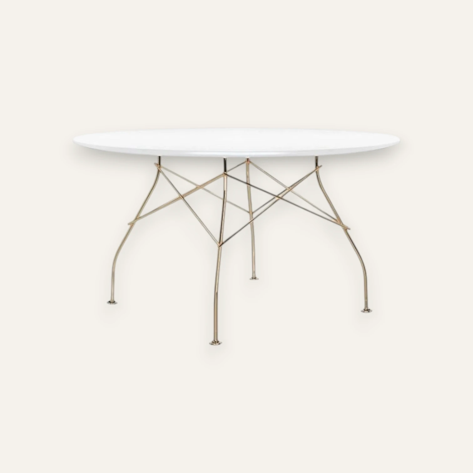 Kartell Glossy Round Table by Antonio Citterio & Oliver Löw