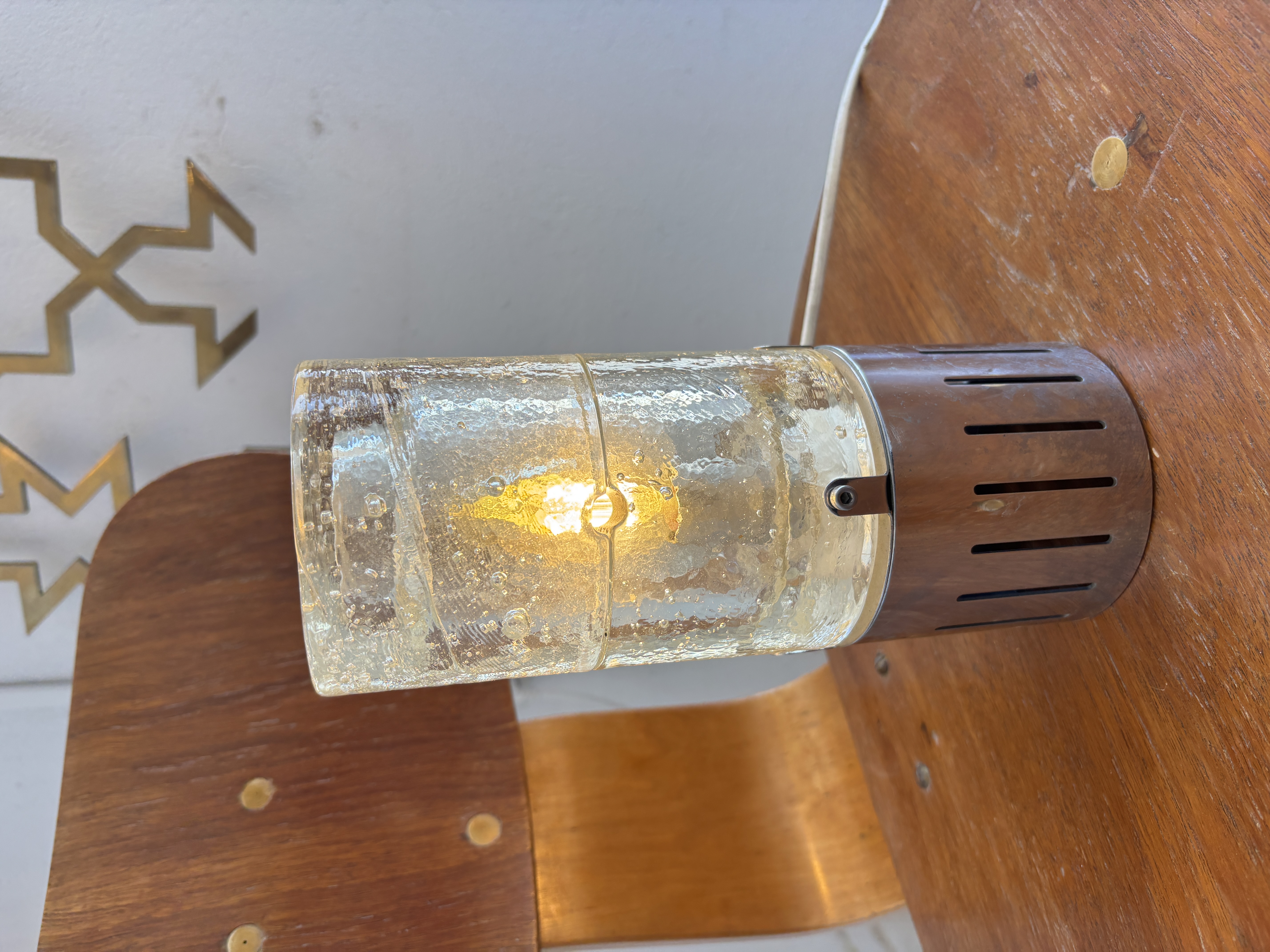 1970s Albano Poli Poliarte Murano Glass Table Lamp thumbnail 4