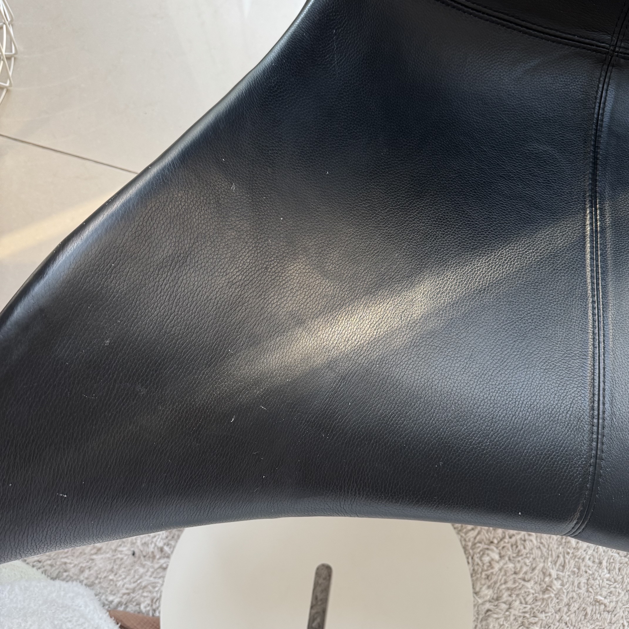 BoConcept Imola Black Leather Armchair by Henrik Pedersen thumbnail 8
