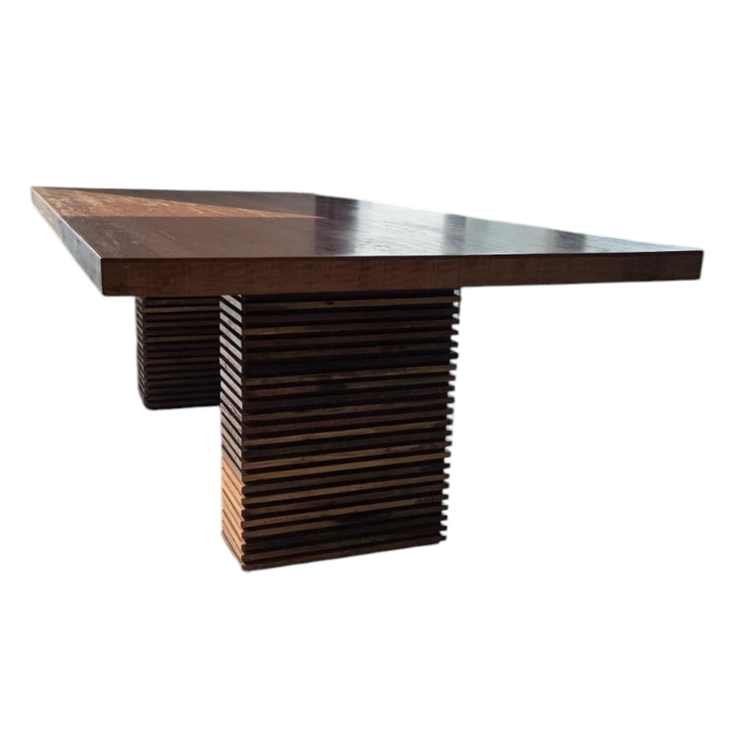 Crate & Barrel Wood Dining Table thumbnail 2