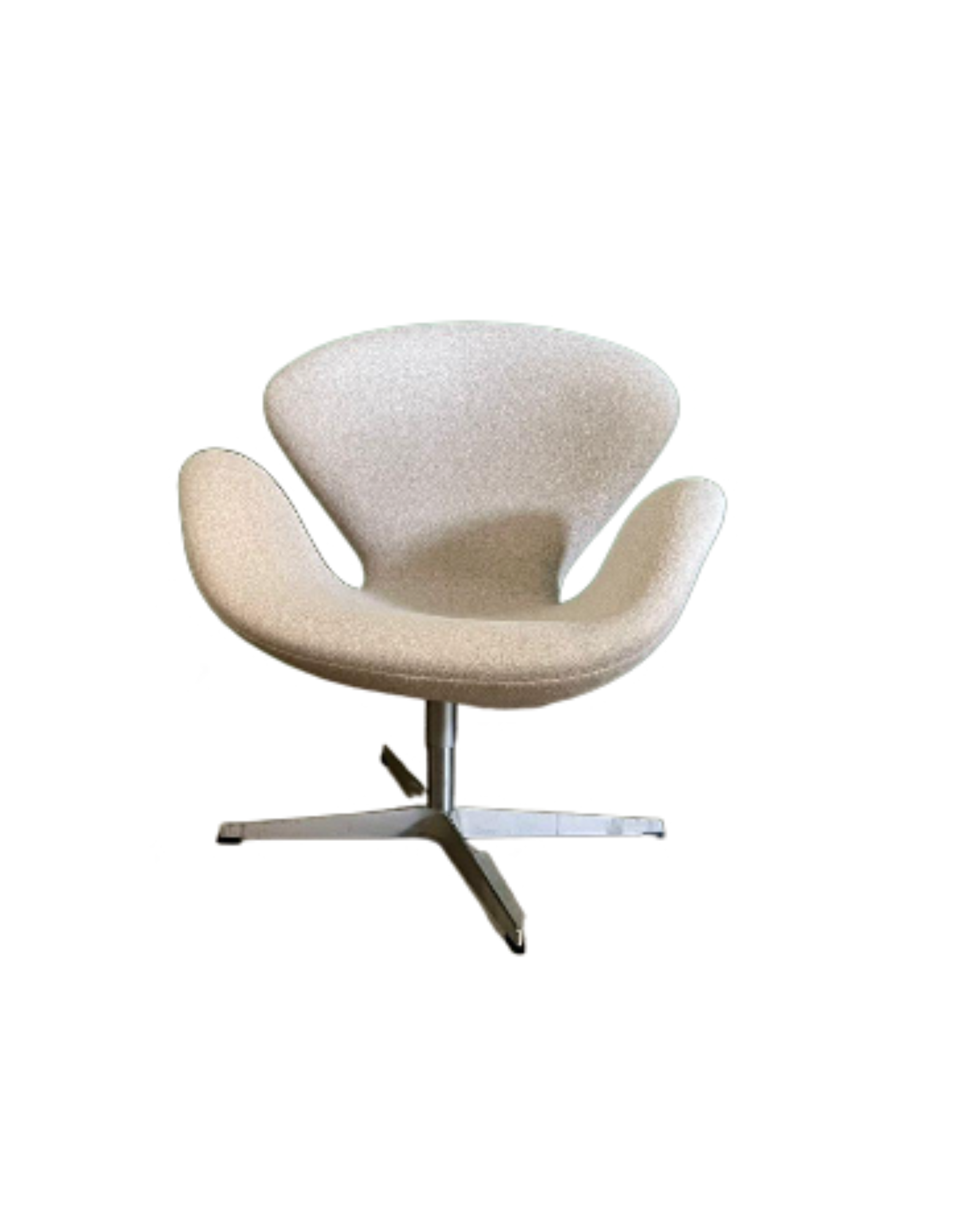 Pair of Swan Chairs – Cream Bouclé | Arne Jacobsen | Fritz Hansen thumbnail 2