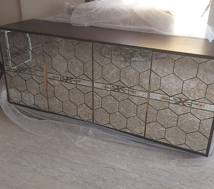 Marina Home Vintage Mirrored Cabinet thumbnail 4