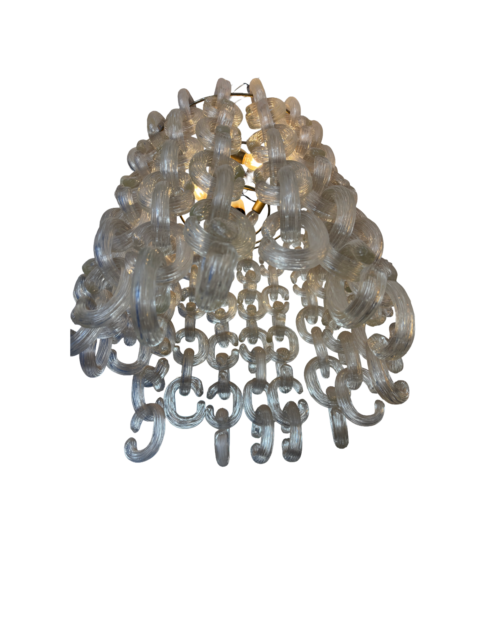 Vintage Murano ''Gala'' Chandelier by Fratelli Toso, Italy, 1960s
