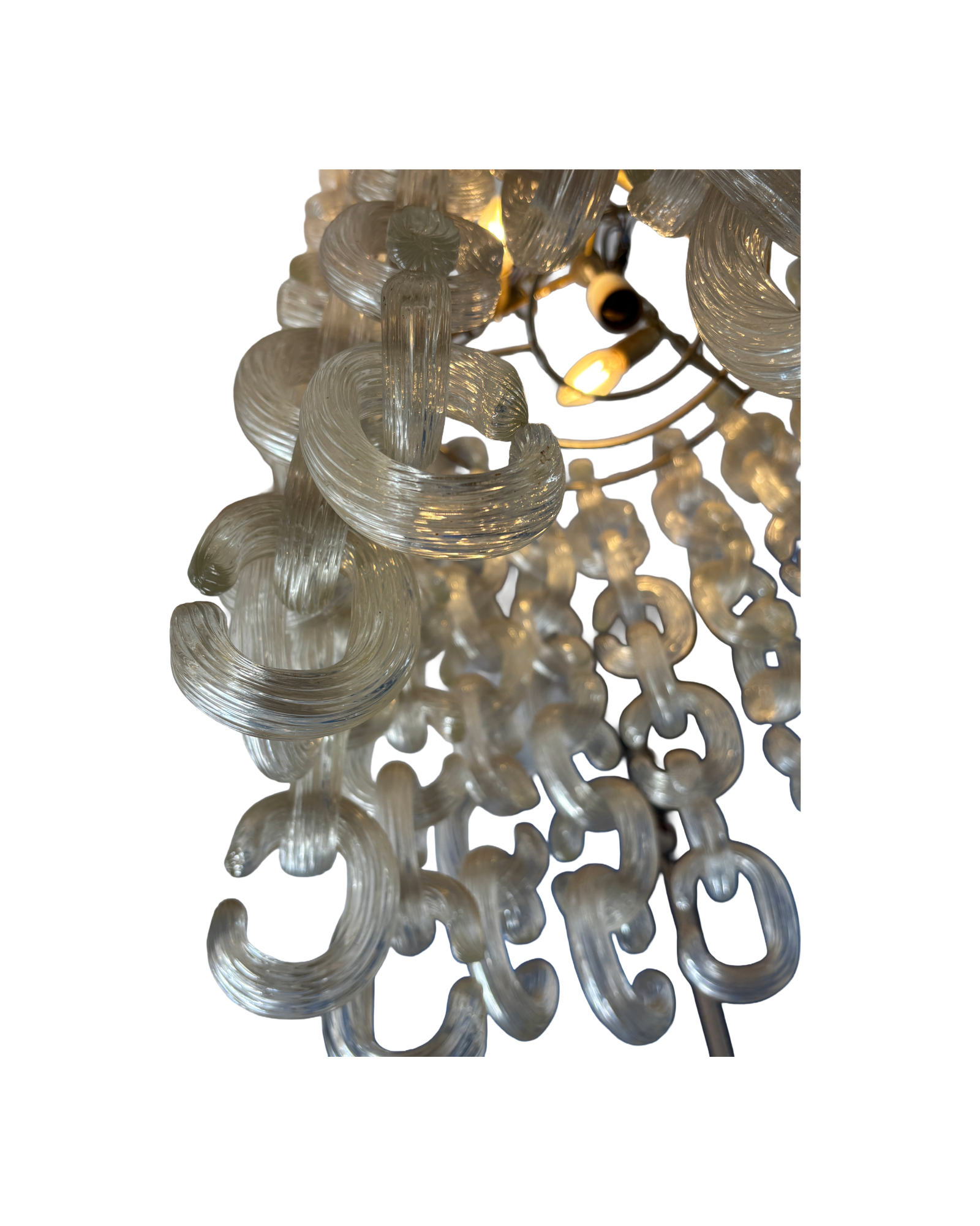 Vintage Murano ''Gala'' Chandelier by Fratelli Toso, Italy, 1960s thumbnail 4