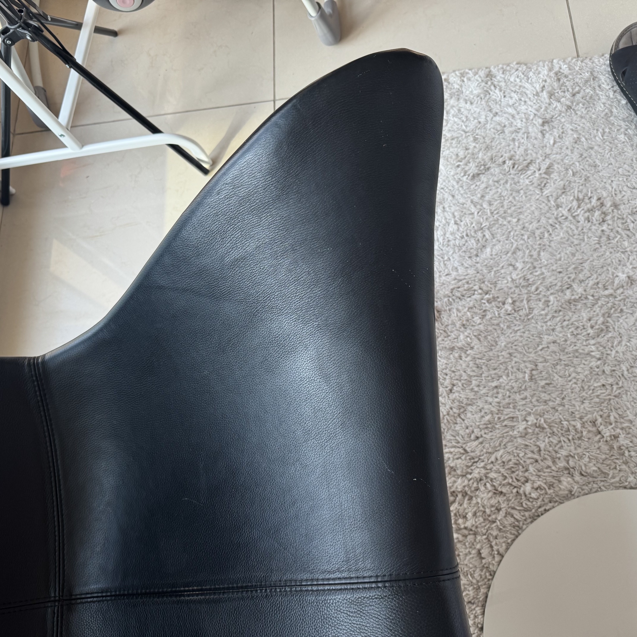 BoConcept Imola Black Leather Armchair by Henrik Pedersen thumbnail 10