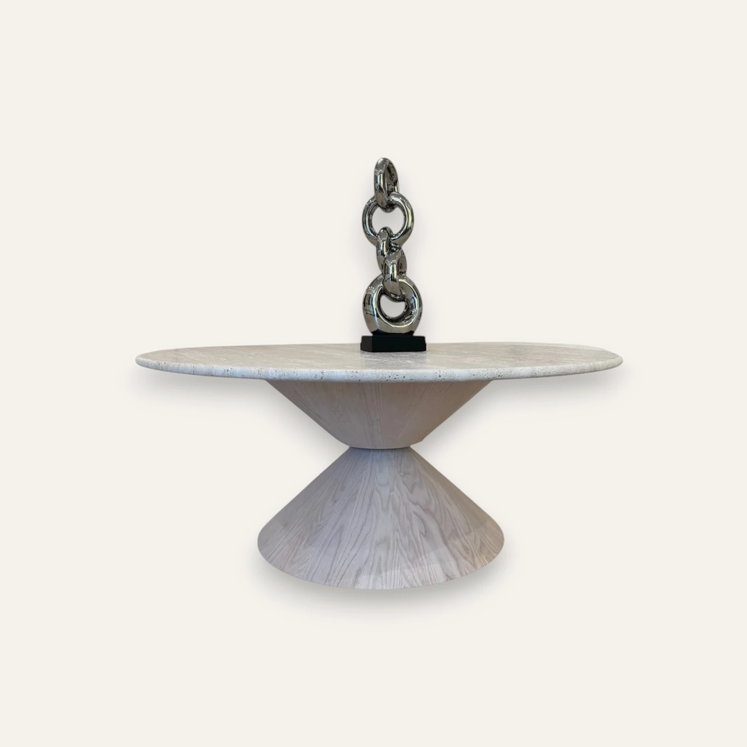 Natuzzi Italia Feudo T876 Travertine Coffee Table