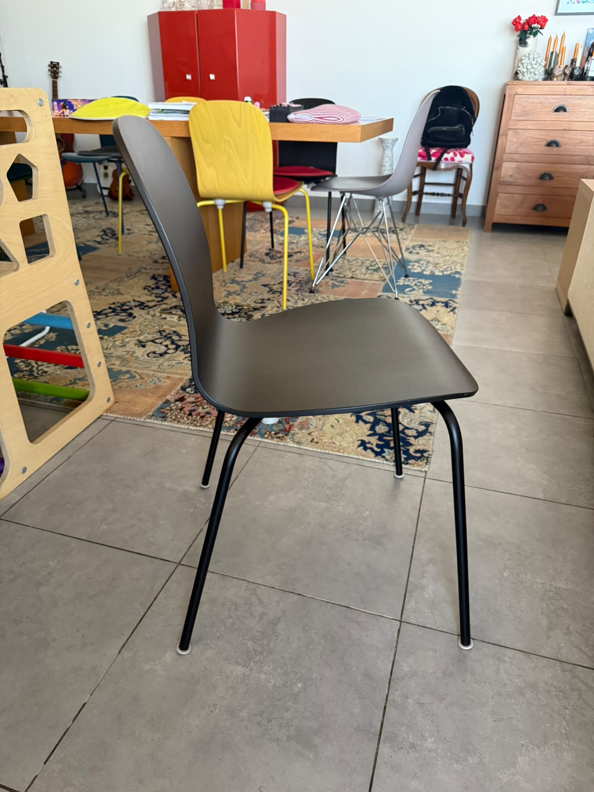 Set of 8 Cappellini Tate Color Chairs by Jasper Morrison thumbnail 8