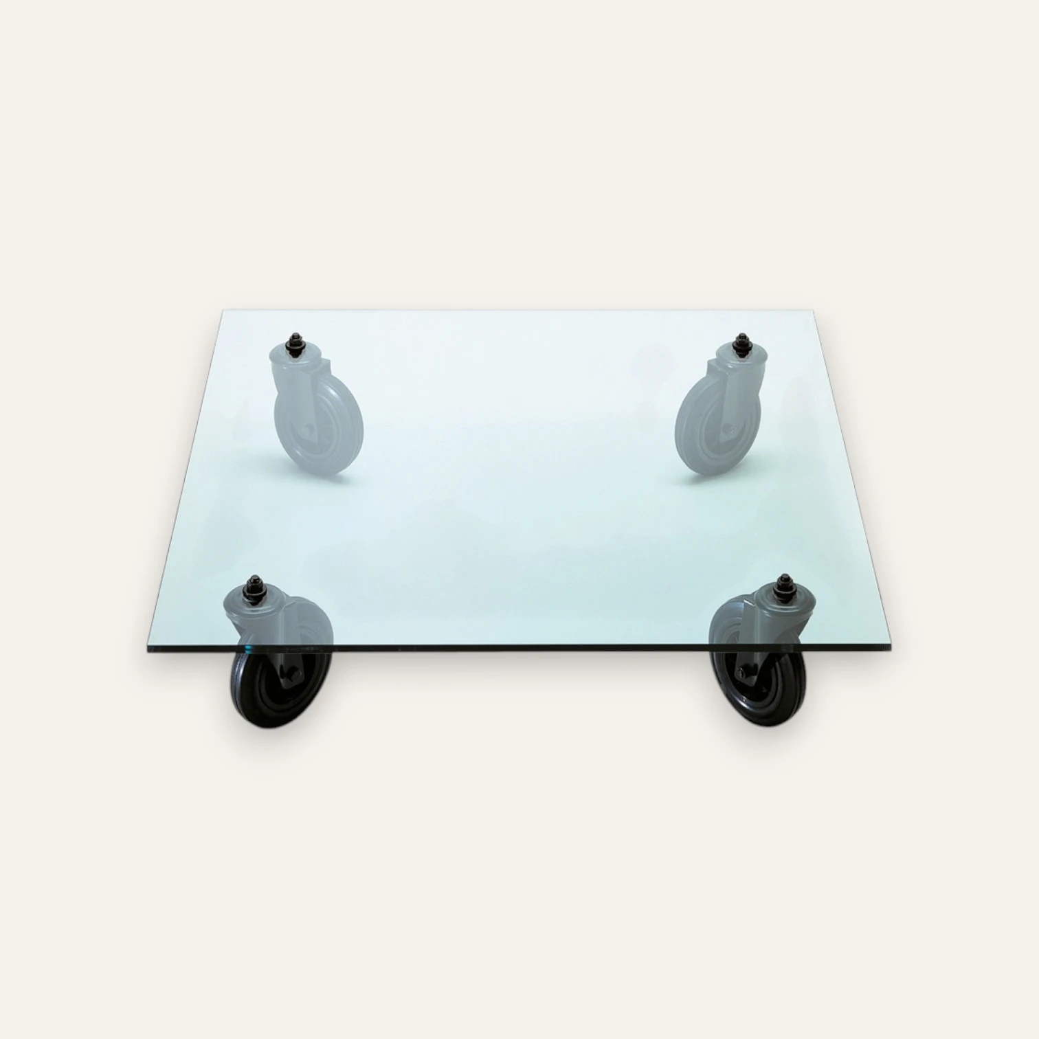 FontanaArte Tavolo con Ruote Coffee Table by Gae Aulenti