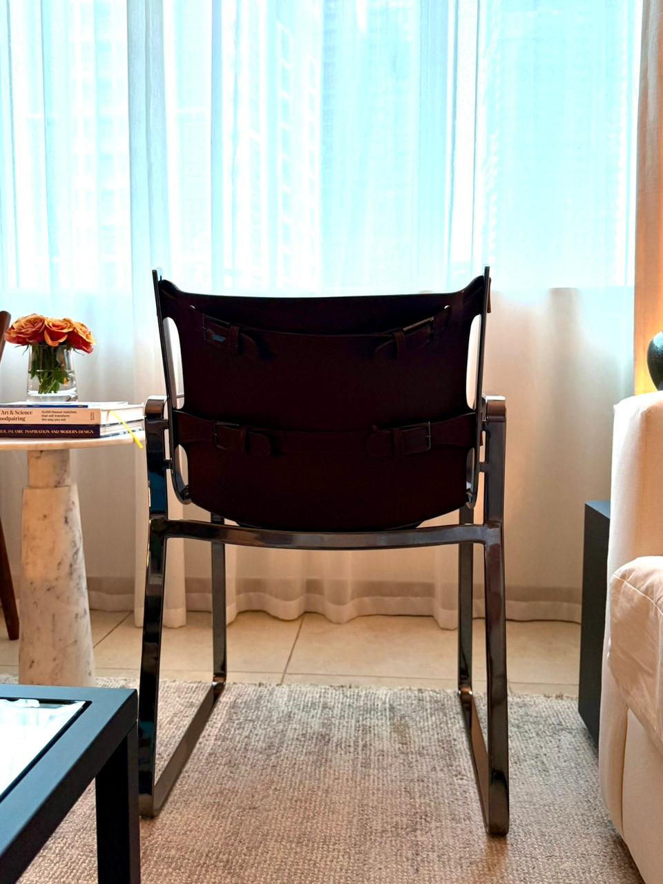 Fendi Casa “Blixen” Leather Dining Chairs by Toan Nguyen (Set of 6) thumbnail 3