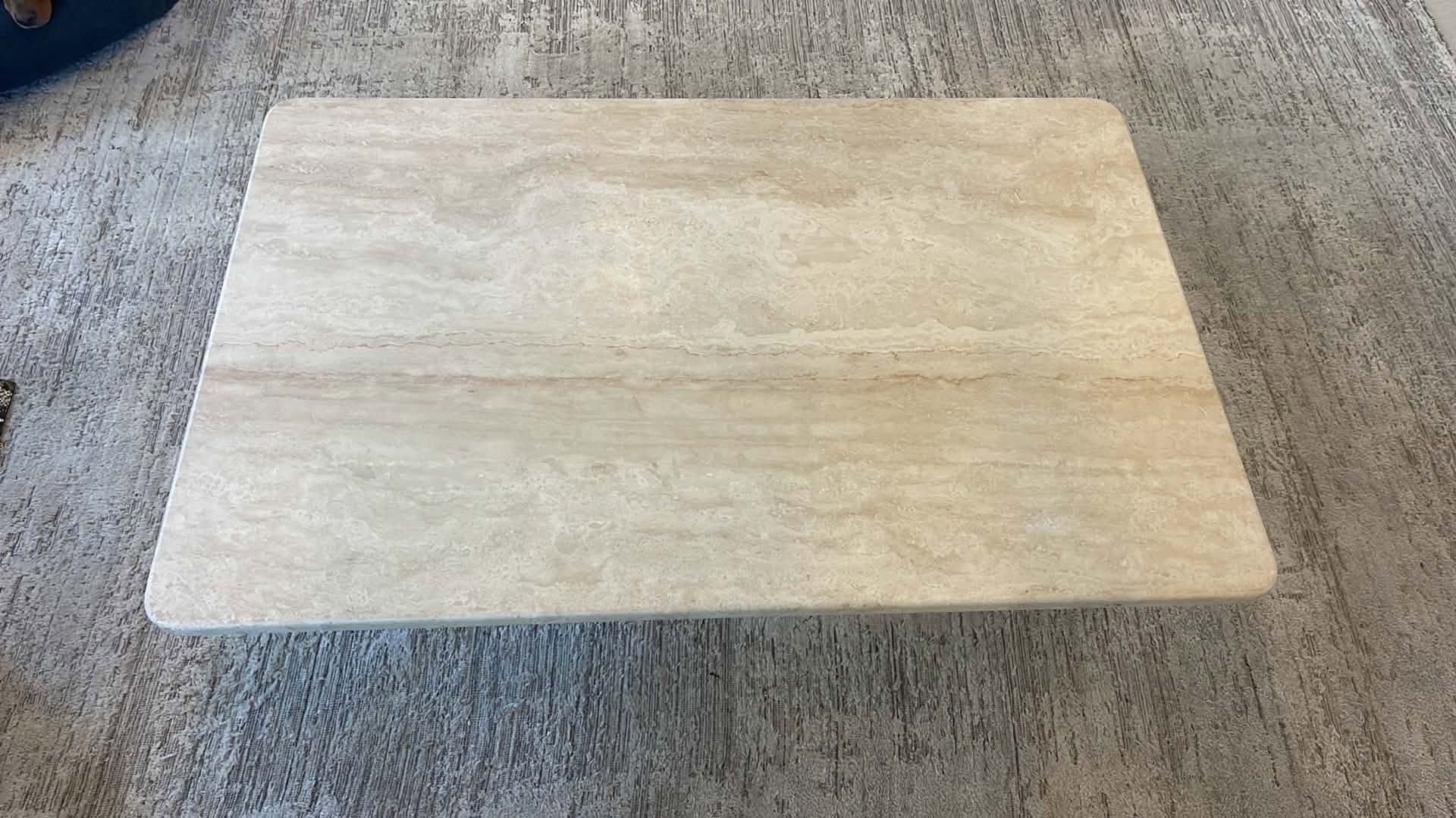 Handmade Travertine Coffee Table thumbnail 7