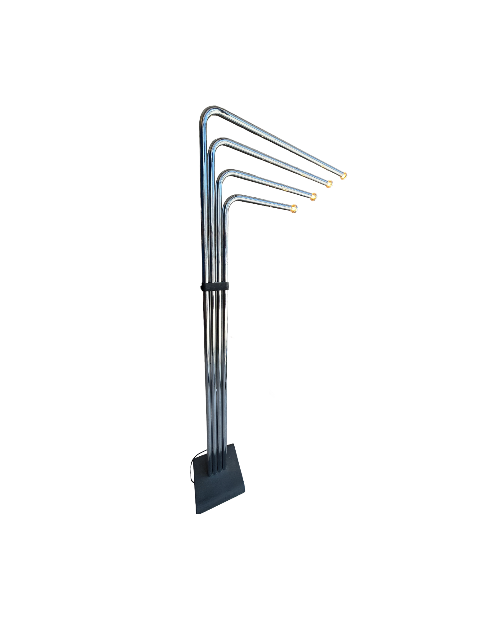 Goffredo Reggiani 4-Arm Chrome Floor Lamp, Italy, 1970s thumbnail 3
