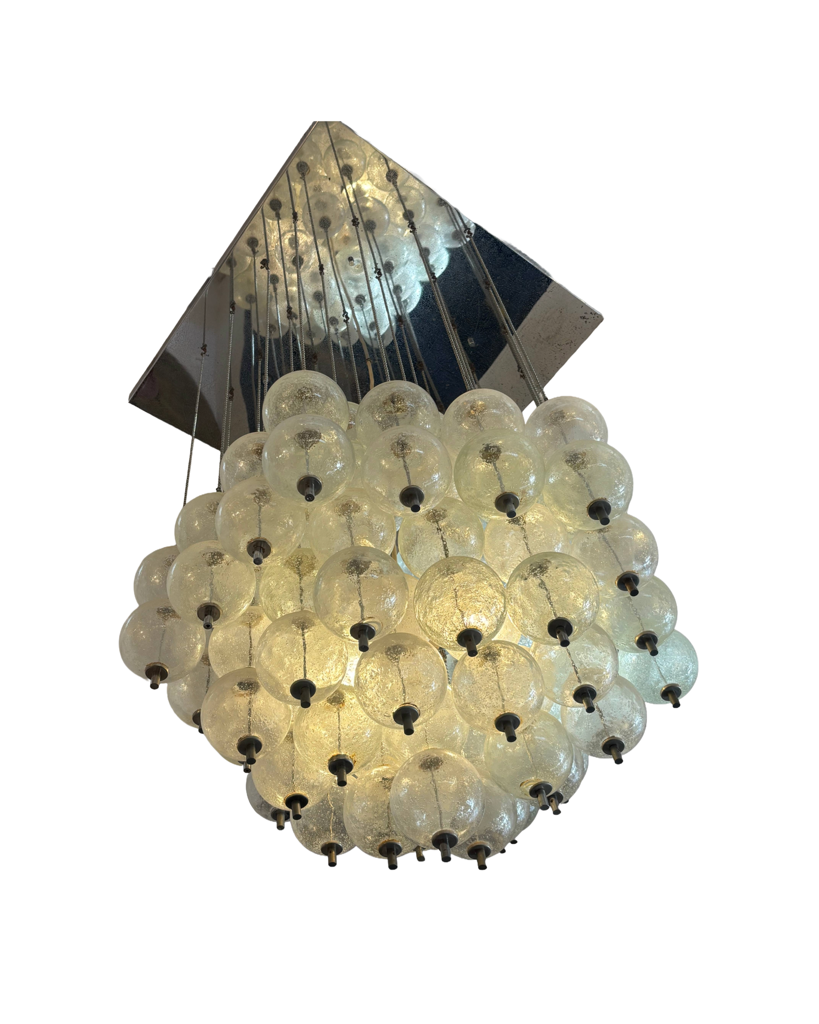 Glass Chandelier 'Sterrenbeeld' for RAAK Amsterdam, Netherlands