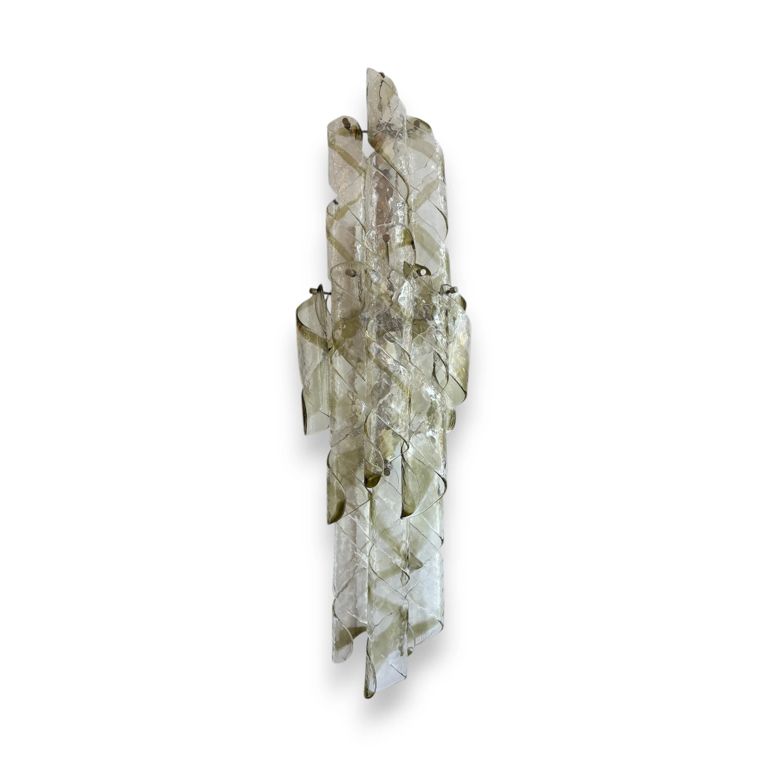 Vintage Murano Curved Glass Sculptural Wall Light thumbnail 2