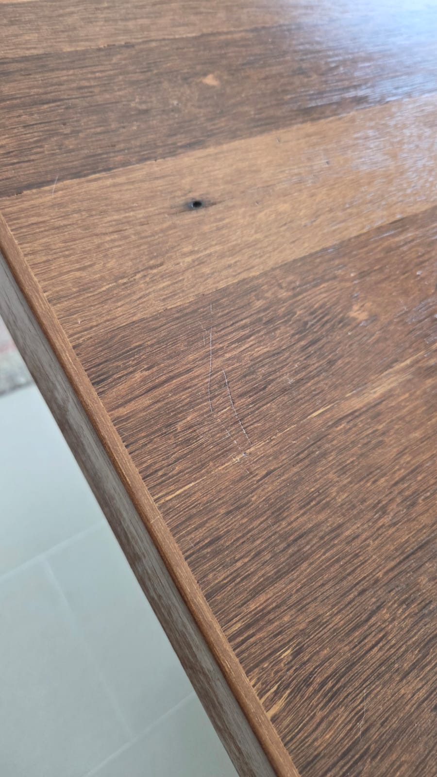 Crate & Barrel Wood Dining Table thumbnail 9
