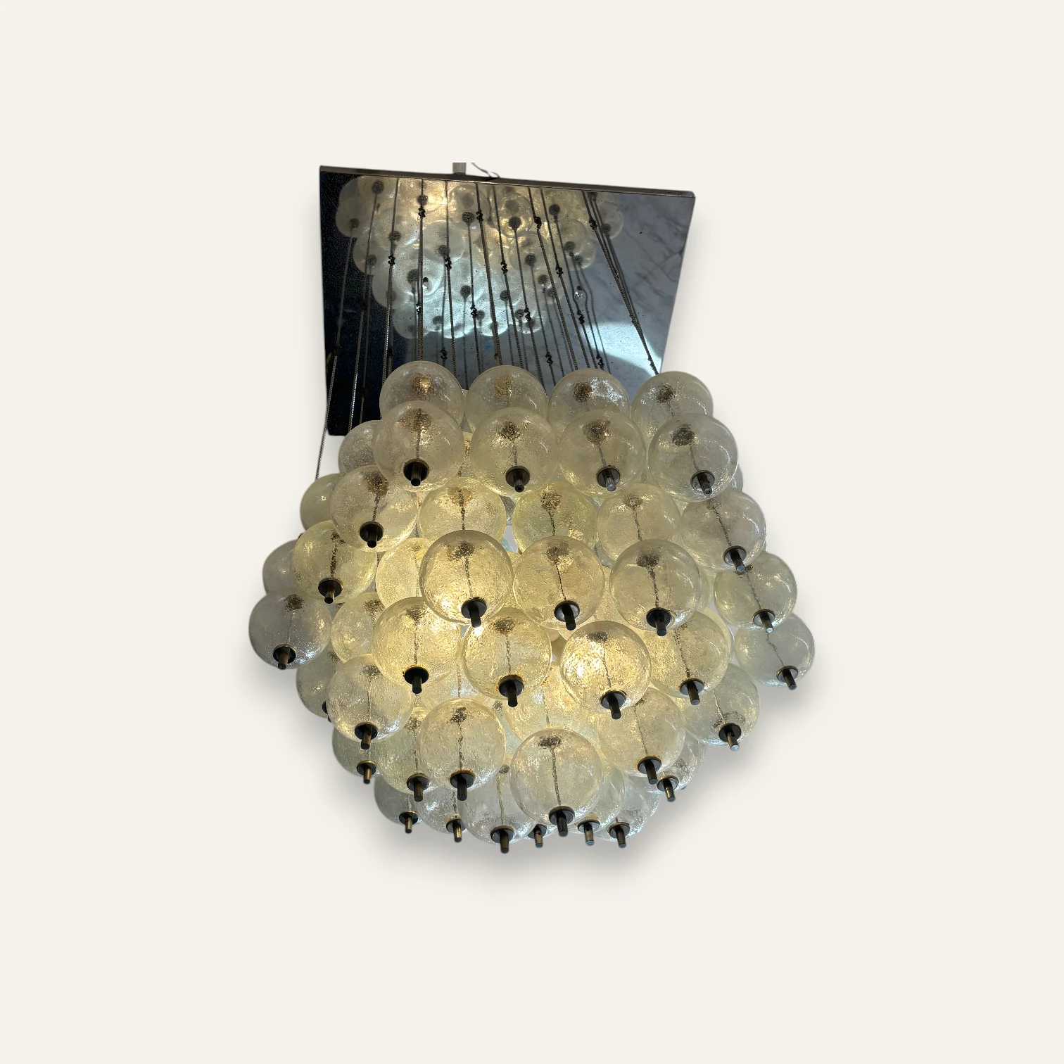 Glass Chandelier 'Sterrenbeeld' for RAAK Amsterdam, Netherlands