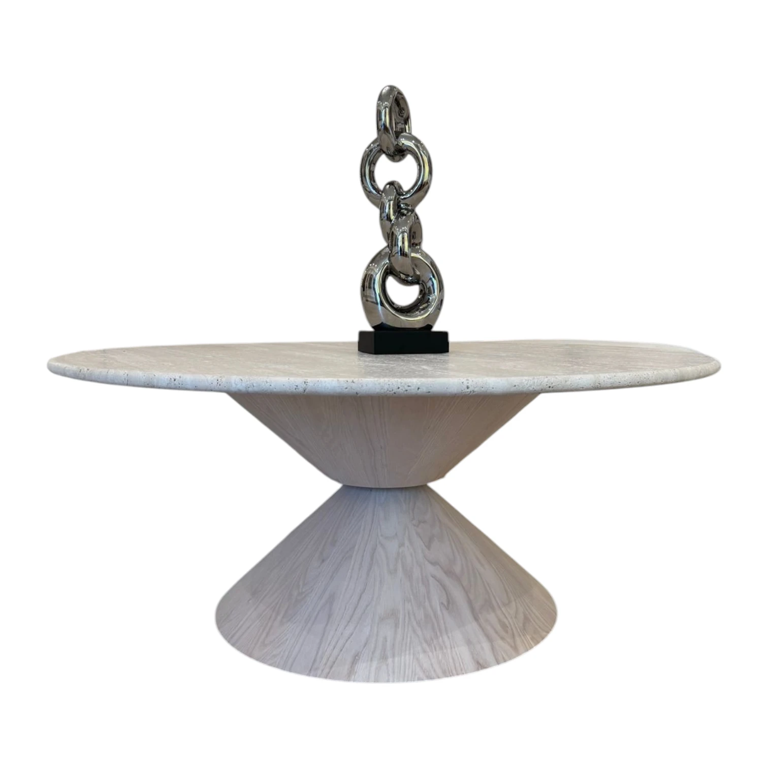 Natuzzi Italia Feudo T876 Travertine Coffee Table