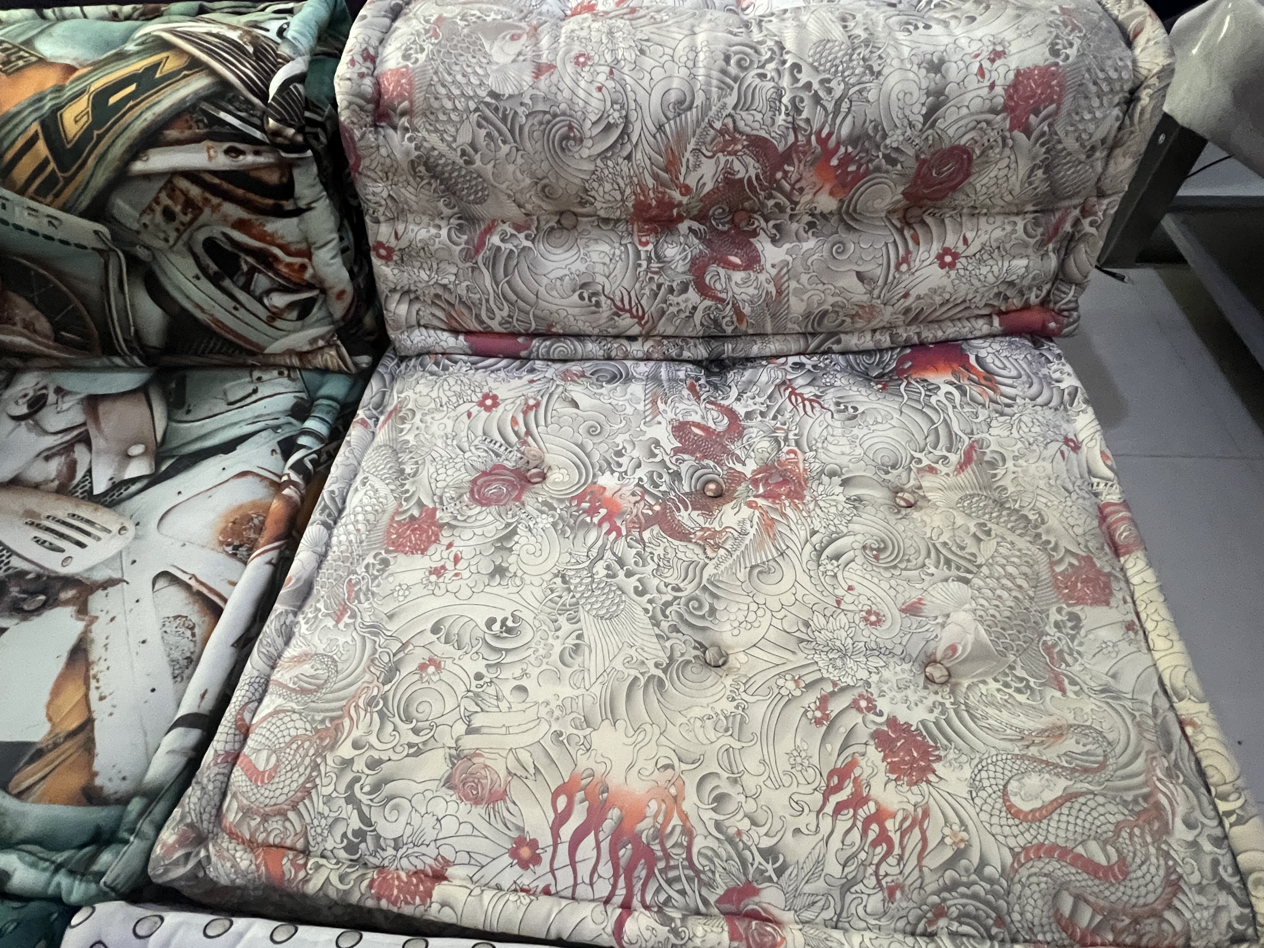 Jean Paul Gaultier Edition Mah Jong Modular Sofa by Hans Hopfer for Roche Bobois thumbnail 11