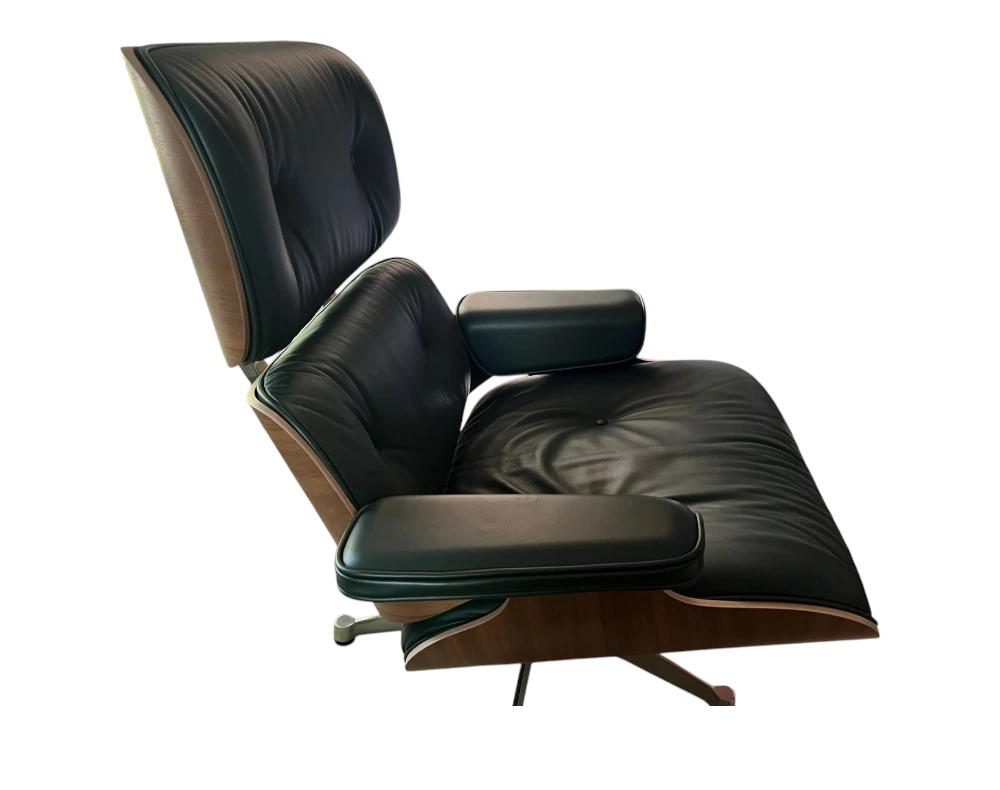 Eames Lounge Chair & Ottoman – Jade Leather | Vitra thumbnail 3