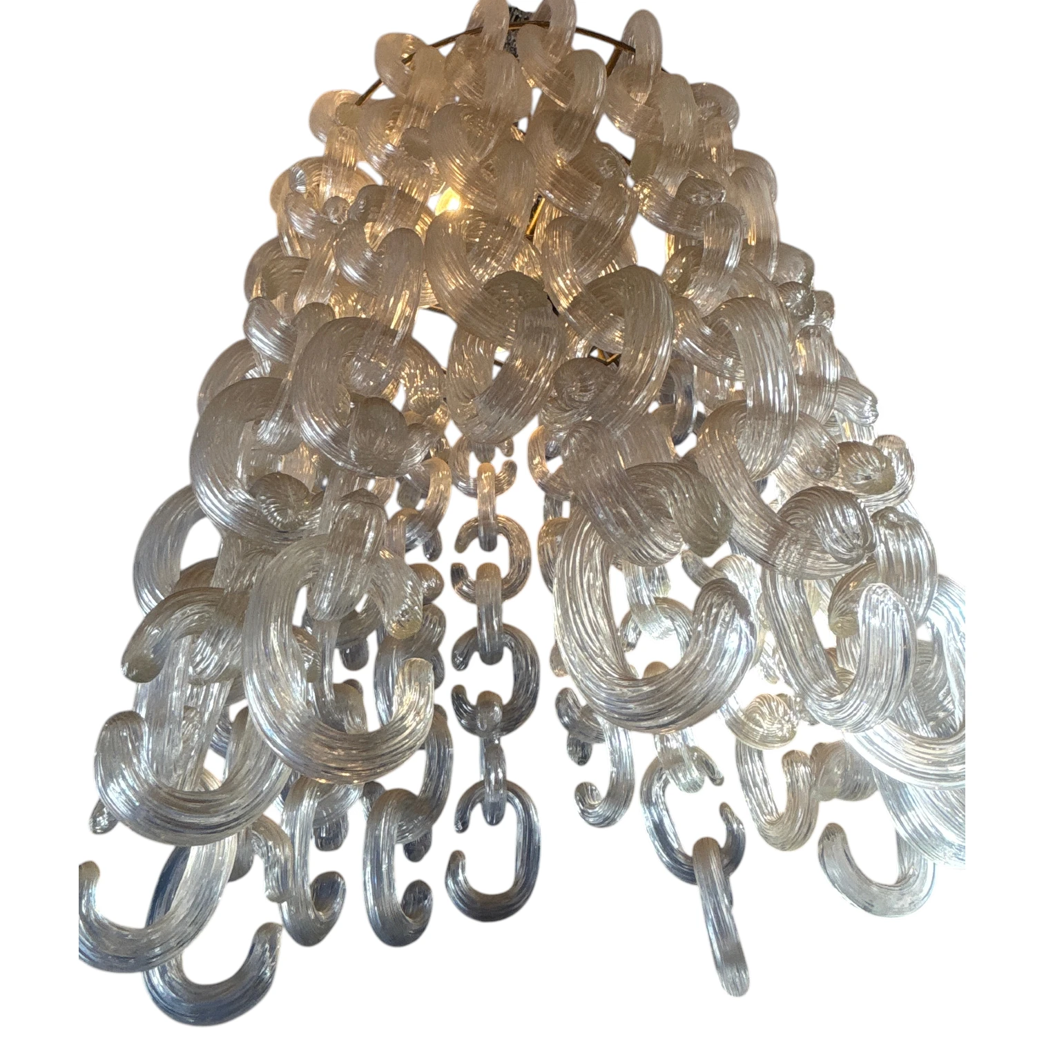 Vintage Murano ''Gala'' Chandelier by Fratelli Toso, Italy, 1960s thumbnail 7