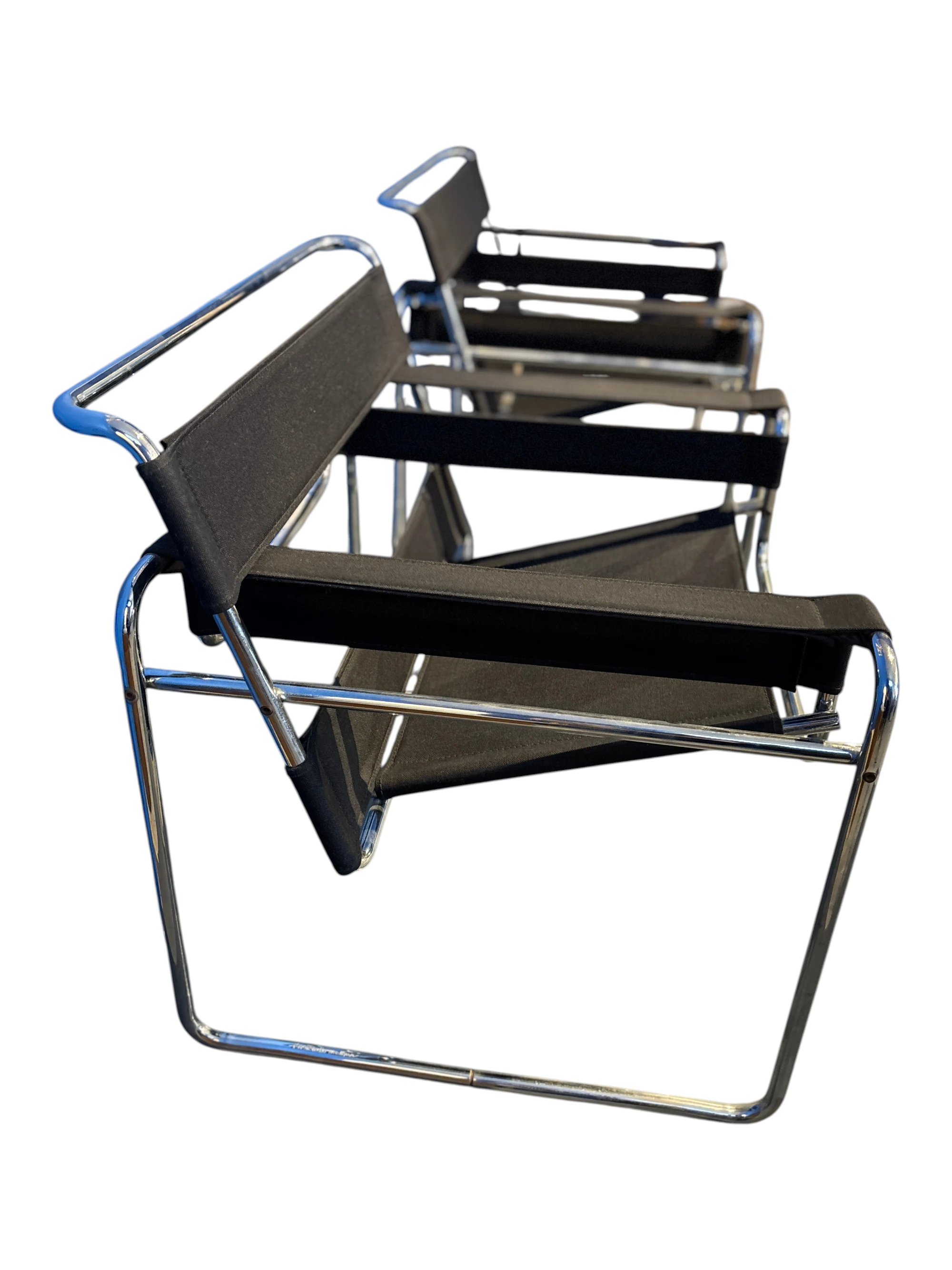 Pair of Wassily Chairs by Marcel Breuer for Knoll Studio thumbnail 2
