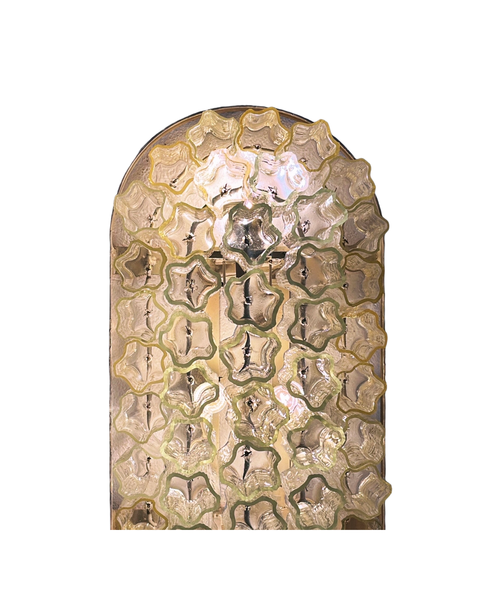 Large Toni Zuccheri Murano “Tronchi” Glass Wall Light, Italy, 1970s thumbnail 3