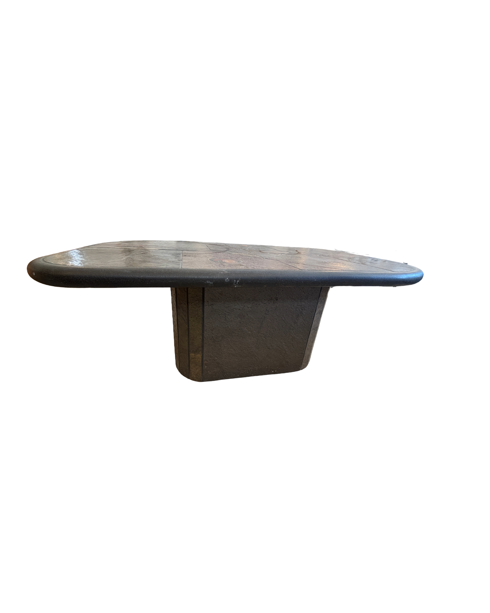 Large Brutalist Stone Coffee Table, Paul Kingma, 1980s thumbnail 4