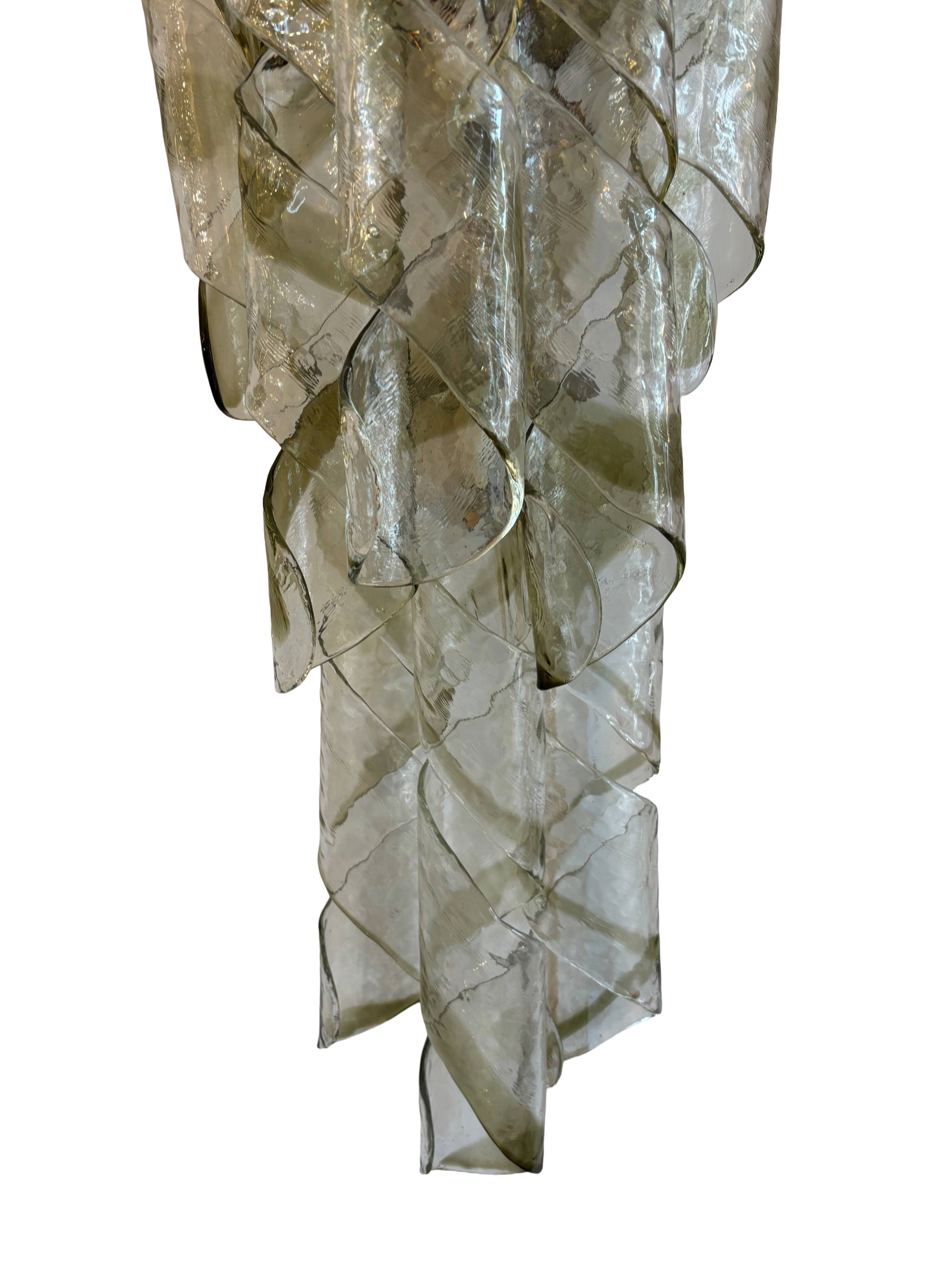 Vintage Murano Curved Glass Sculptural Wall Light thumbnail 4