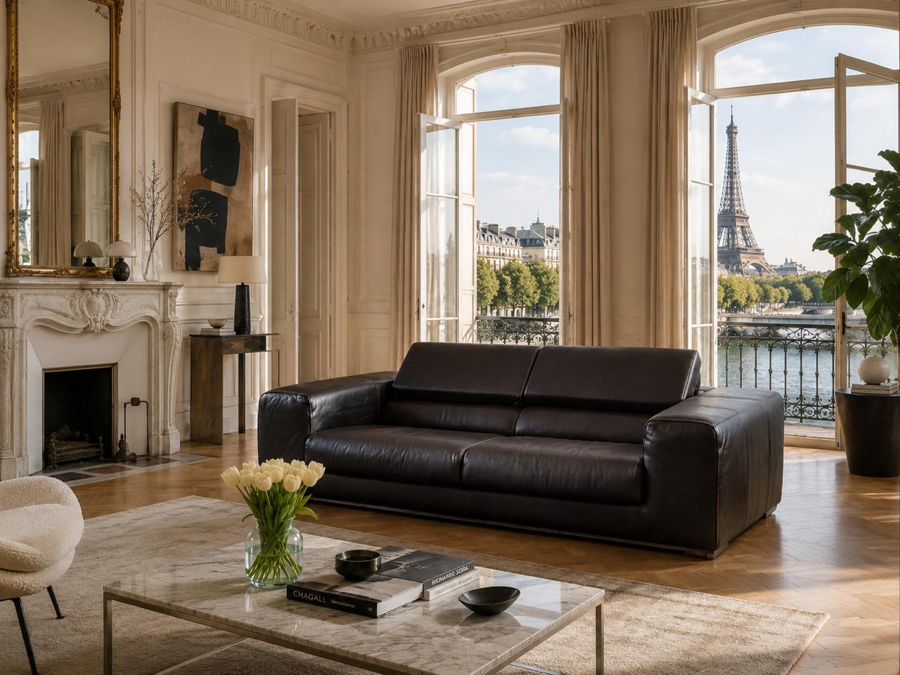 Roche Bobois Chocolat 3-Seater Sofa thumbnail 9