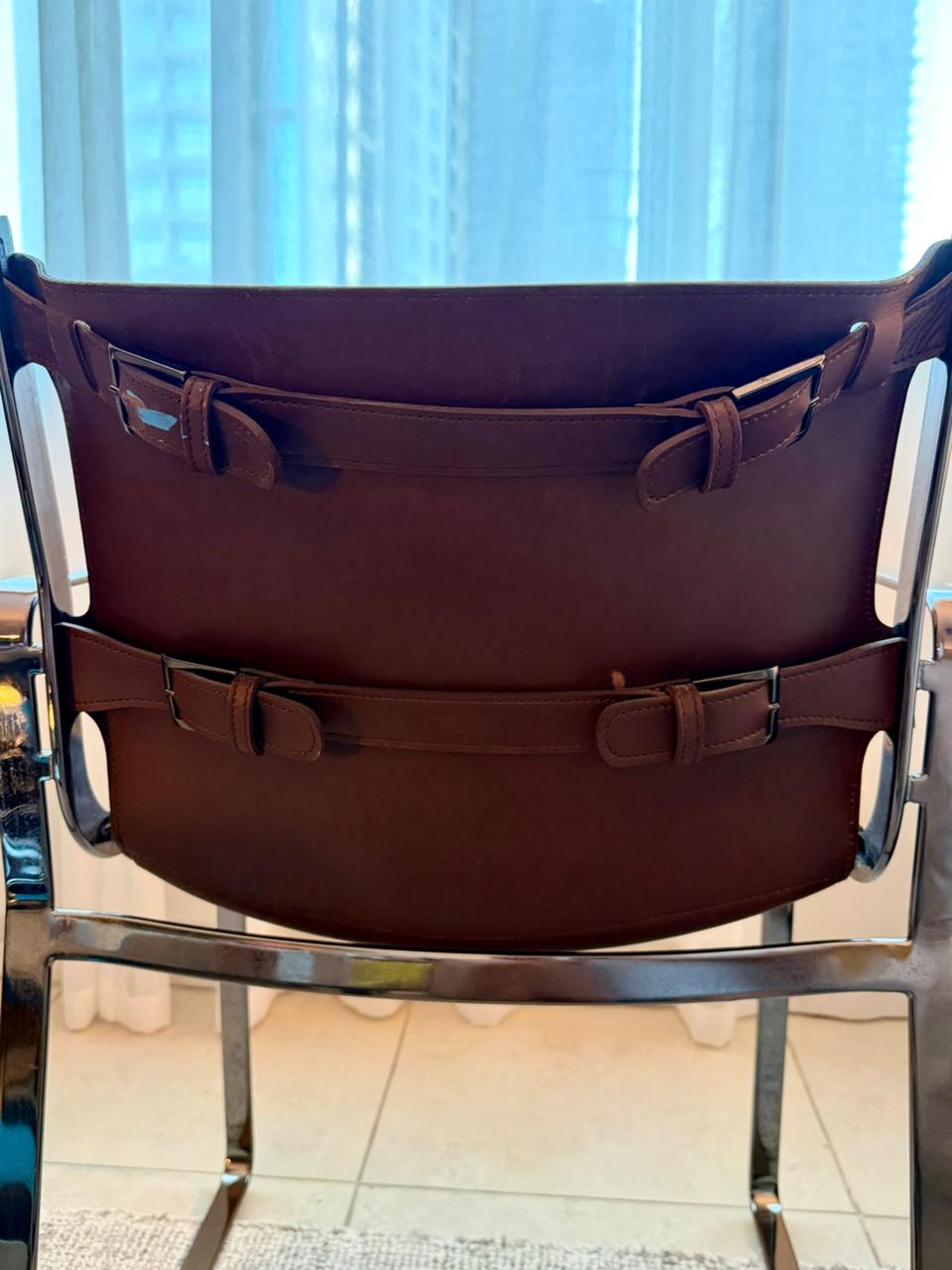 Fendi Casa “Blixen” Leather Dining Chairs by Toan Nguyen (Set of 6) thumbnail 6