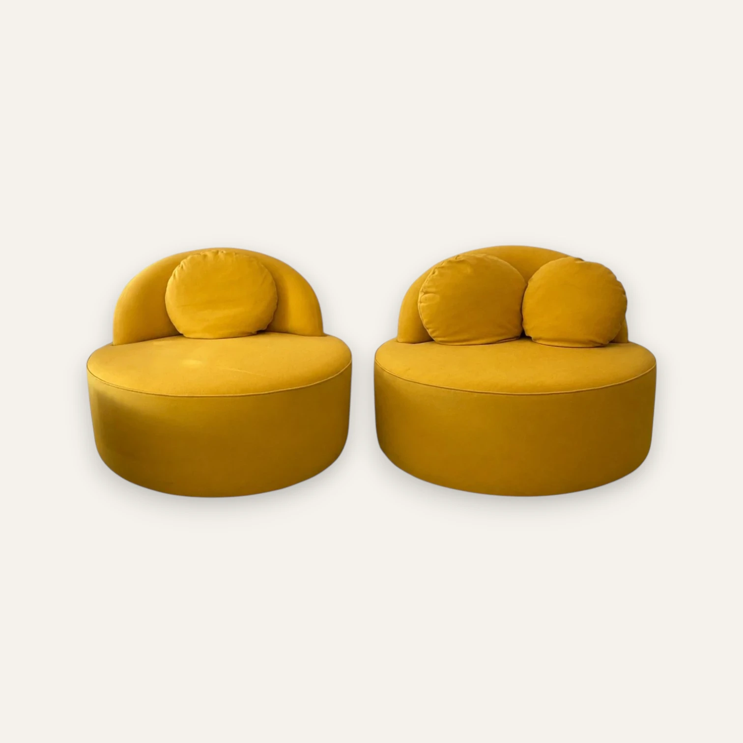 Pair of ''Comète'' Lounge Chairs by Vladimir Kagan for Roche Bobois