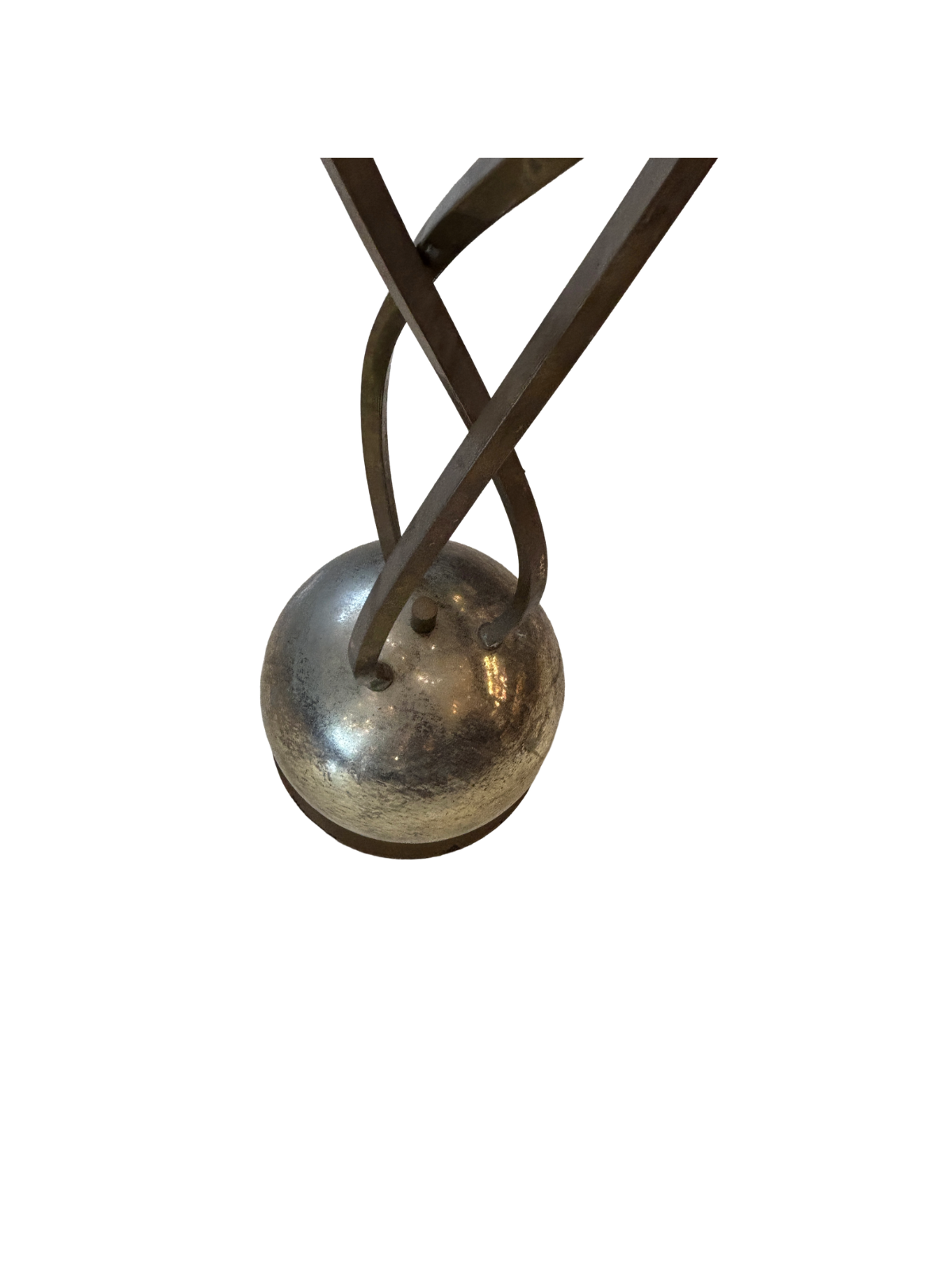 Vintage Italian Brass 3-Arm Floor Lamp by Tommaso Barbi, 1970s thumbnail 7
