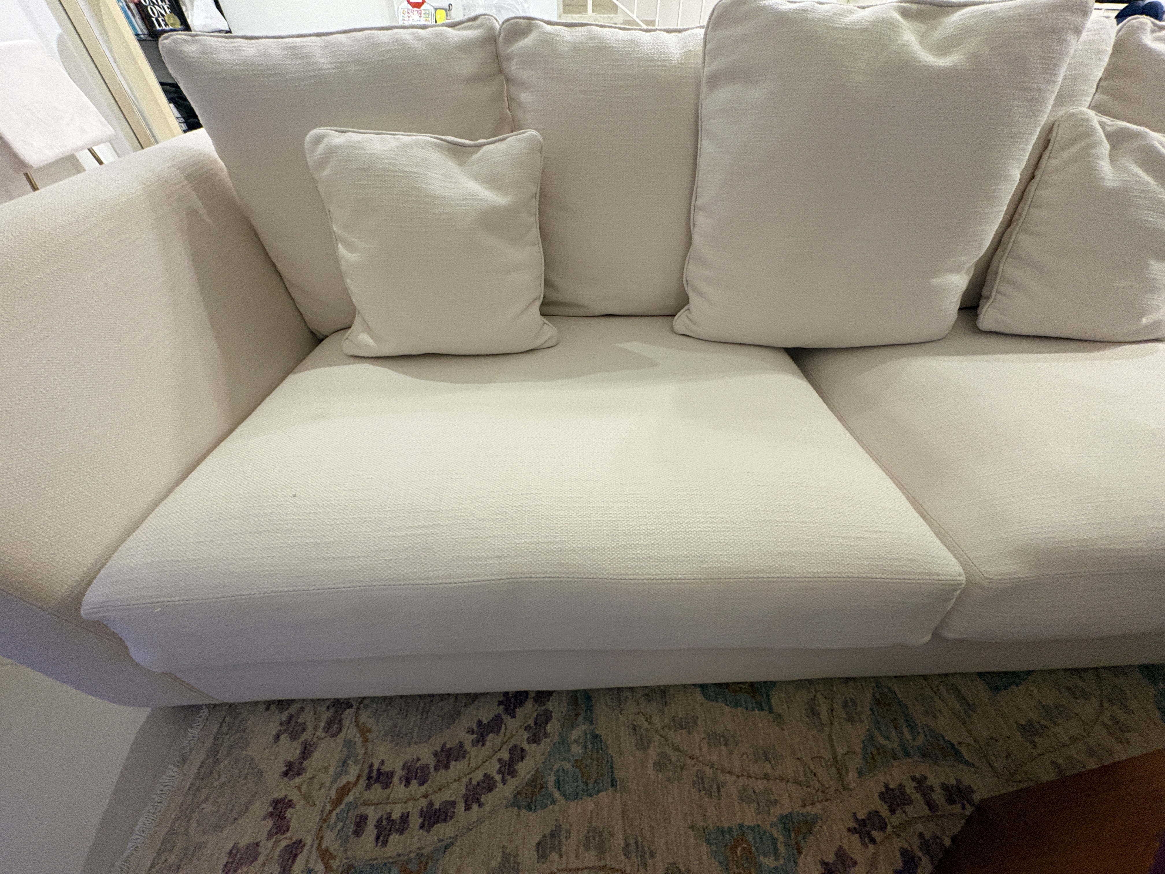 Eichholtz White 4-Seater Sofa — Pair Available thumbnail 2