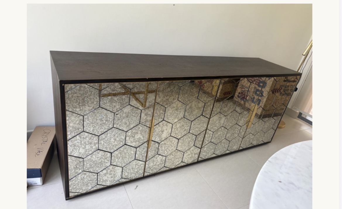 Marina Home Vintage Mirrored Cabinet thumbnail 2