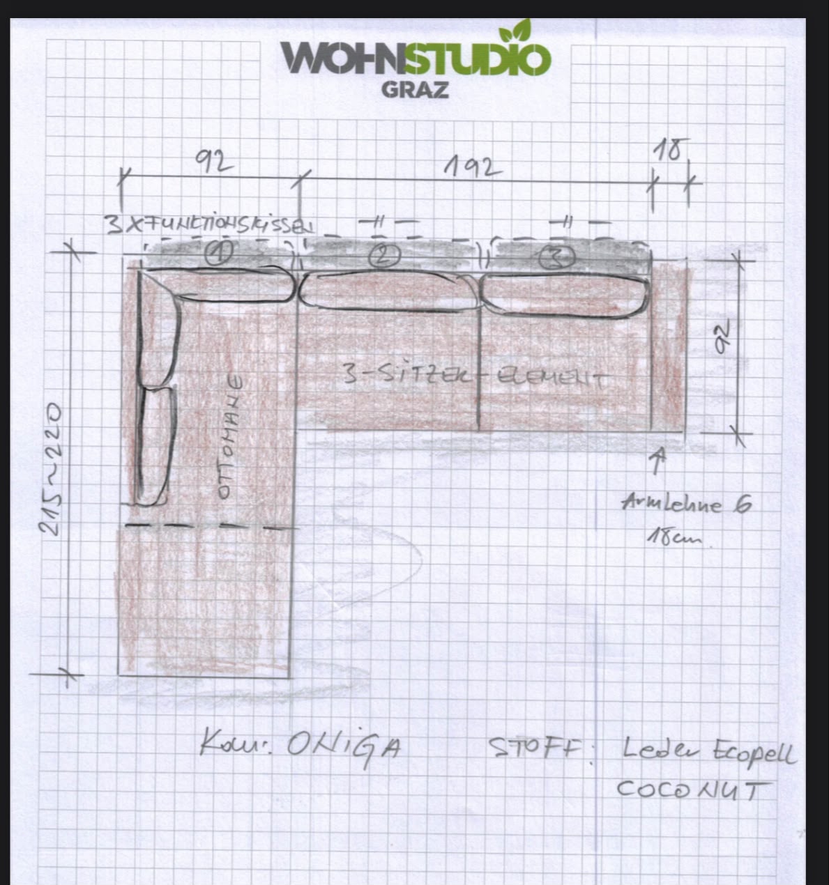 100% Natural Luxury Sofa – Wolkenweich SIRIO thumbnail 9