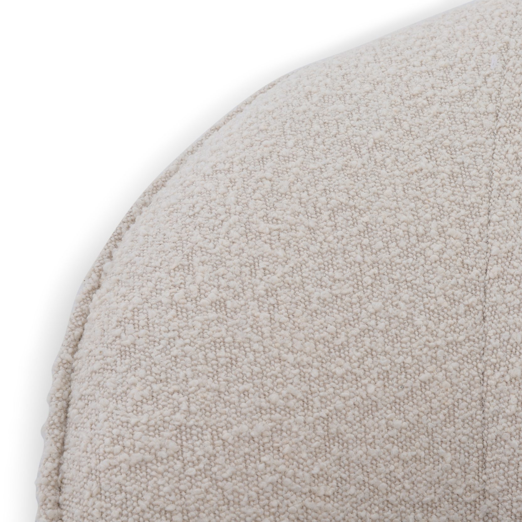 Beige Bouclé King Bed thumbnail 3