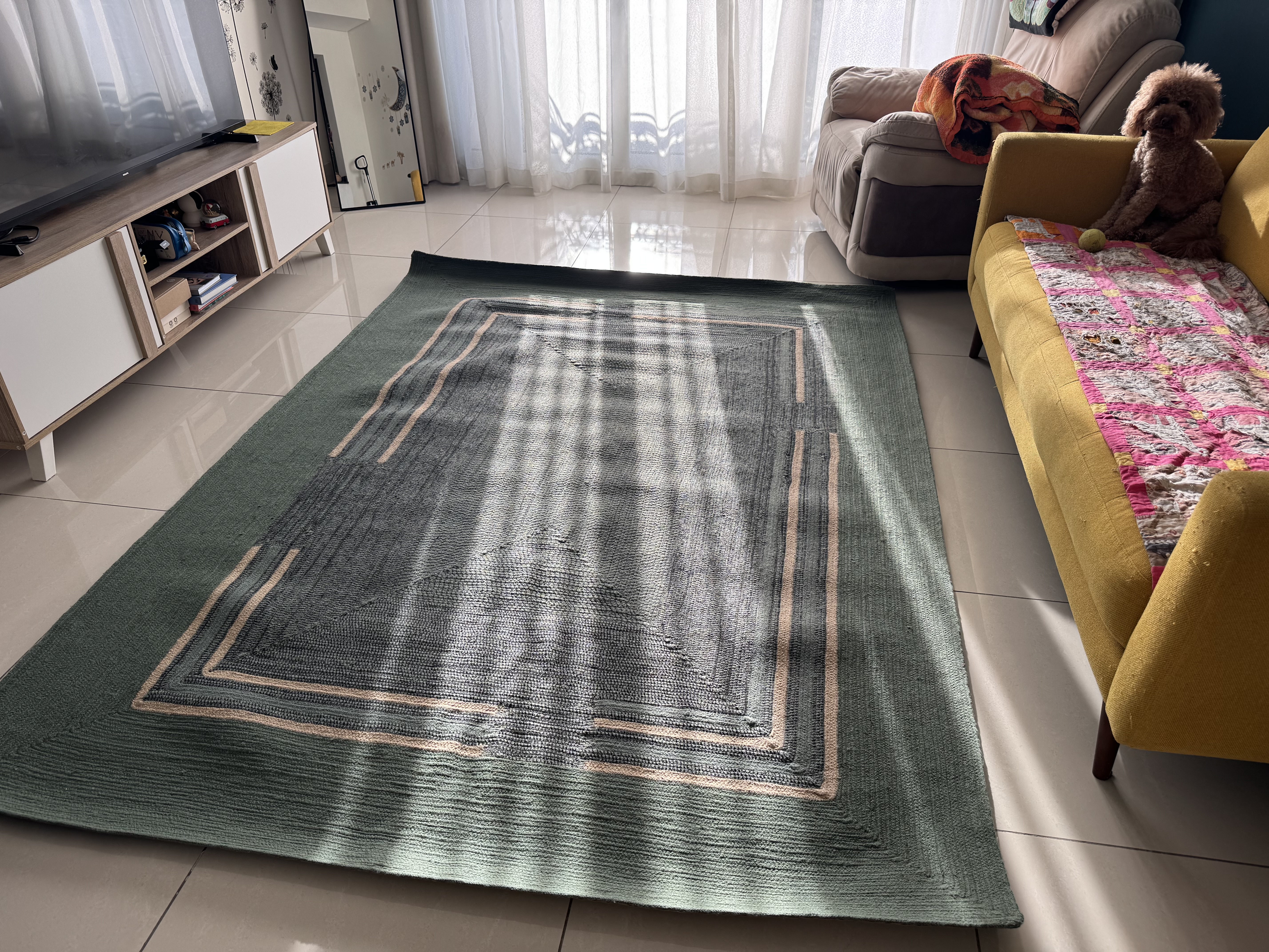 Élitis Disco Outdoor Rug – Sage Green thumbnail 8