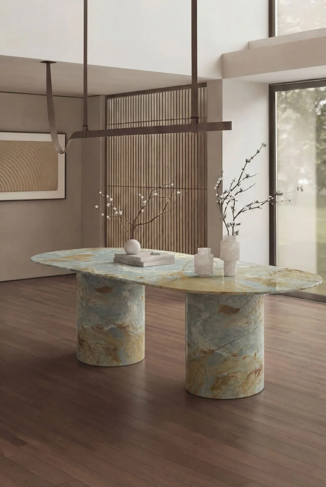 Blue Onyx Dining Table thumbnail 3