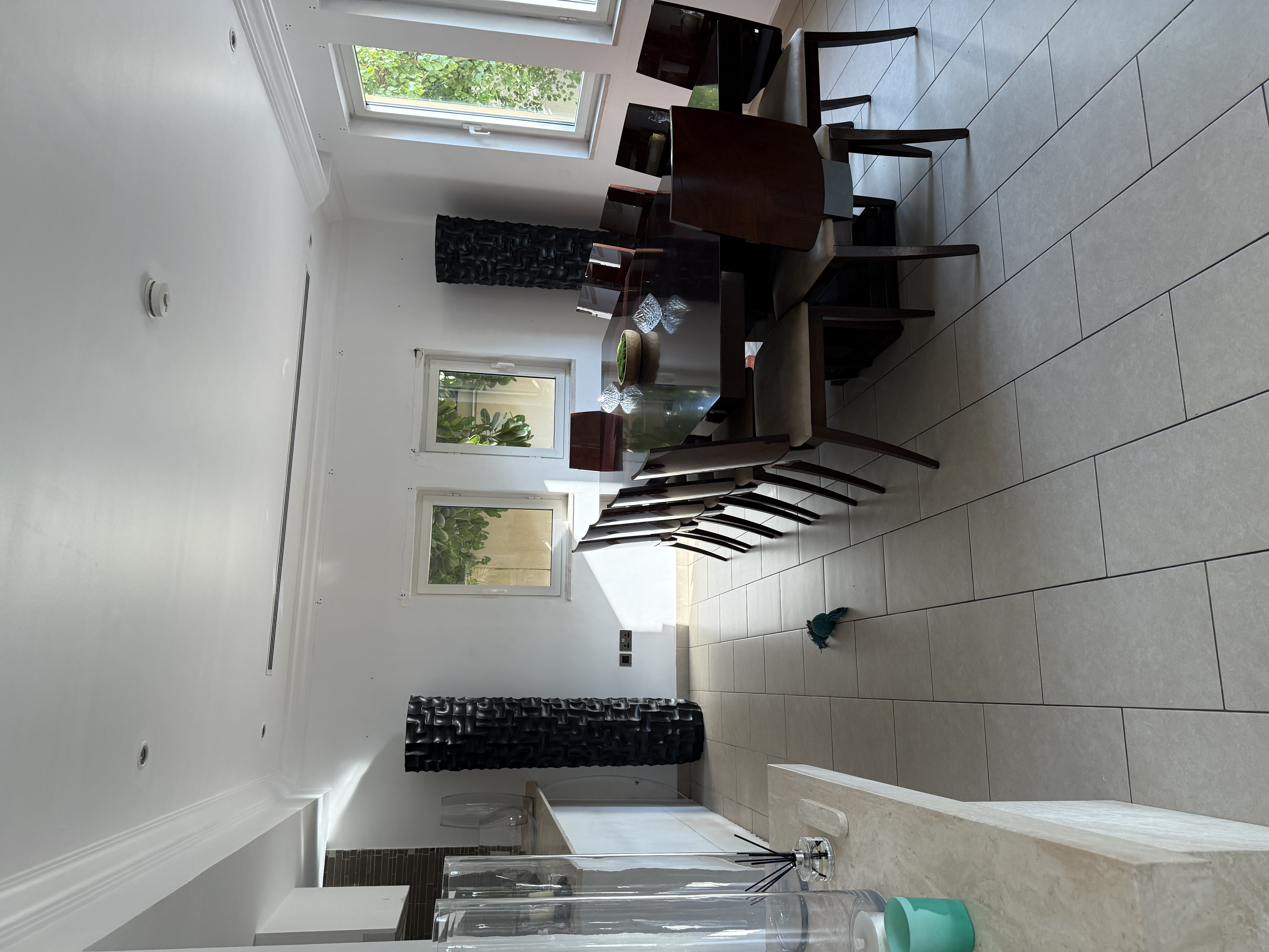 Grand Custom-Made 12-Seater Dining Table & Chairs thumbnail 3