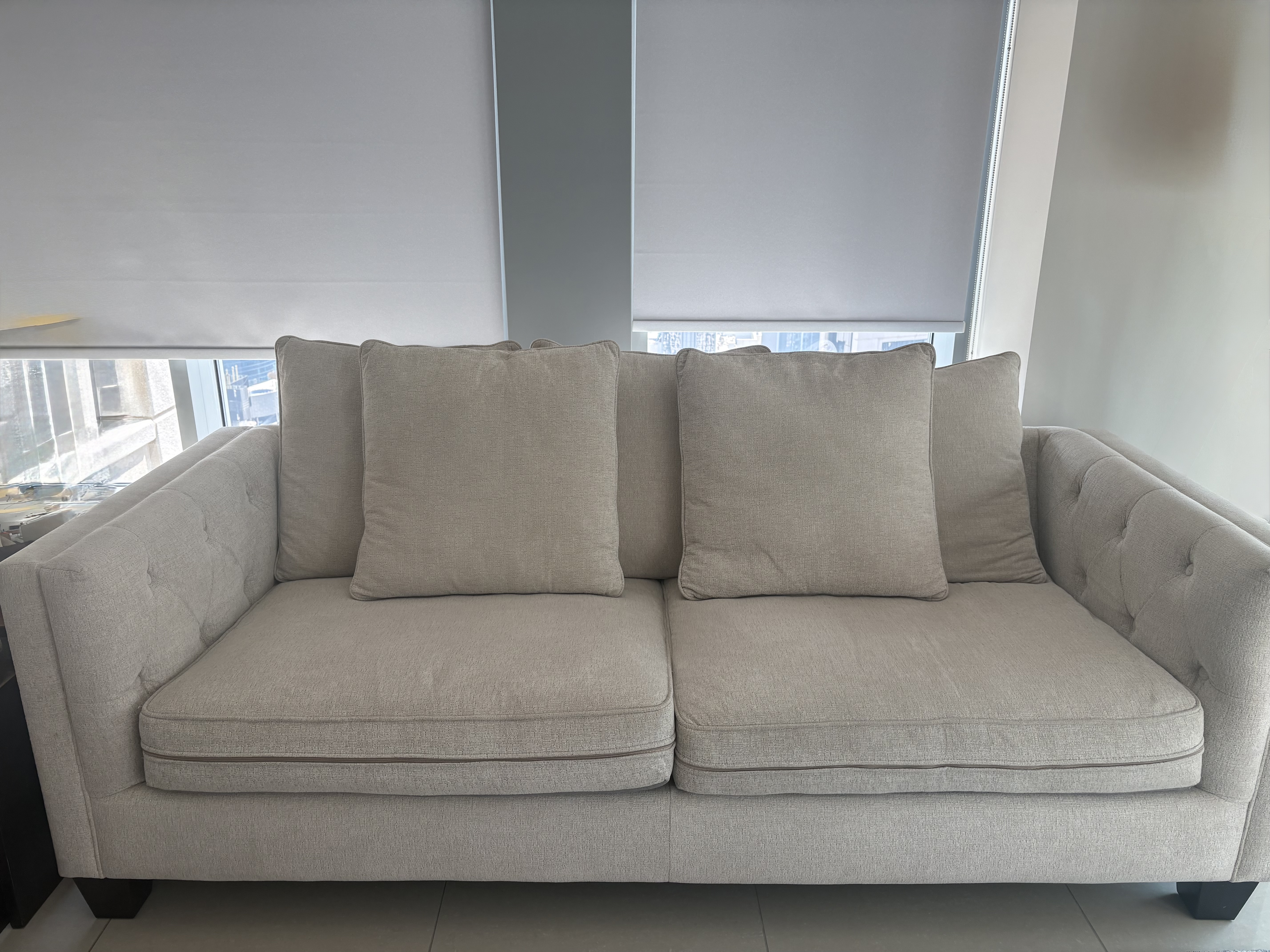 West Elm3-seater sofa - excellent condition thumbnail 2
