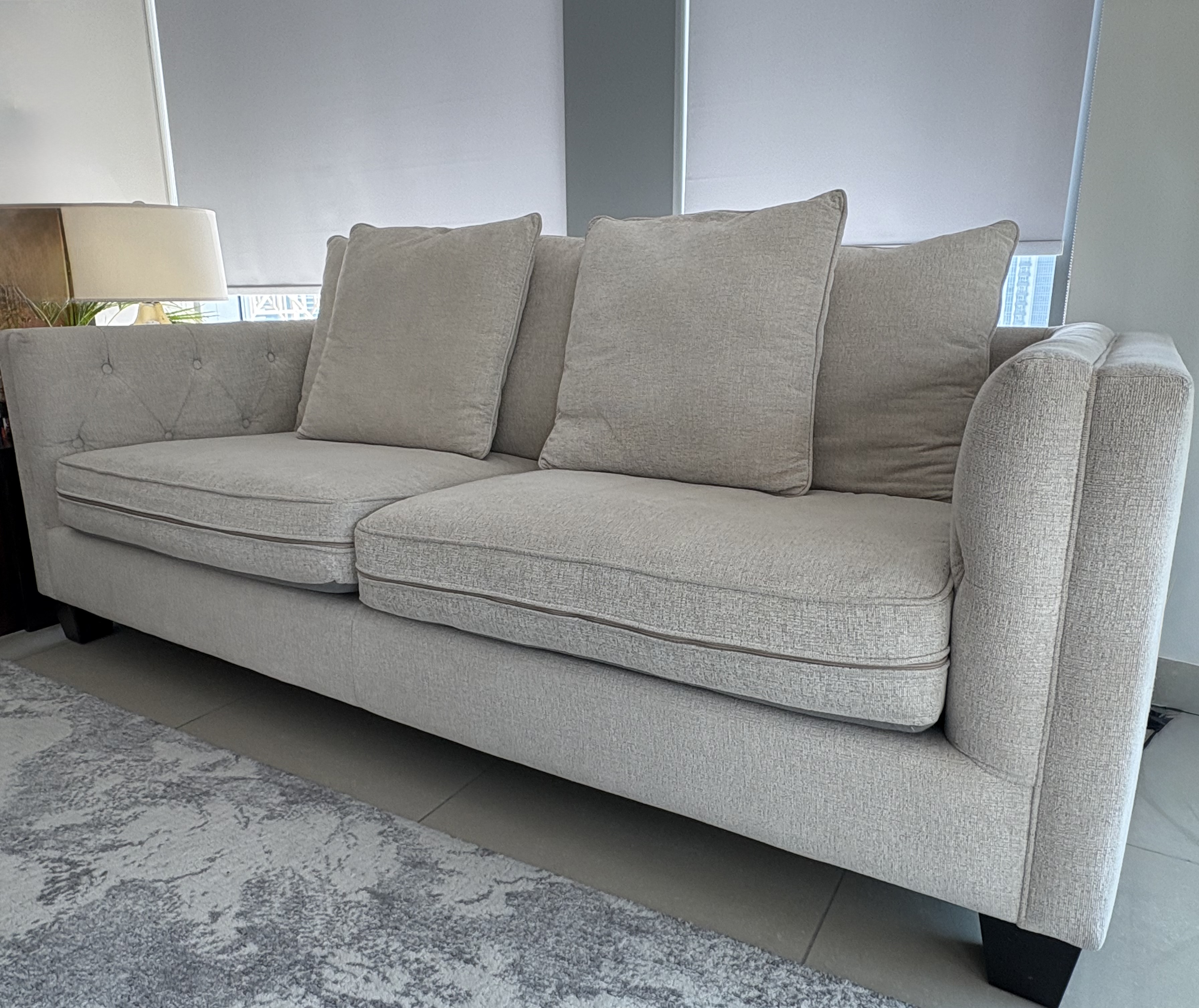 West Elm3-seater sofa - excellent condition thumbnail 3